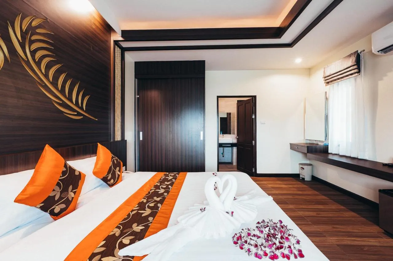 Bed in Palm Kiri Aonang Resort