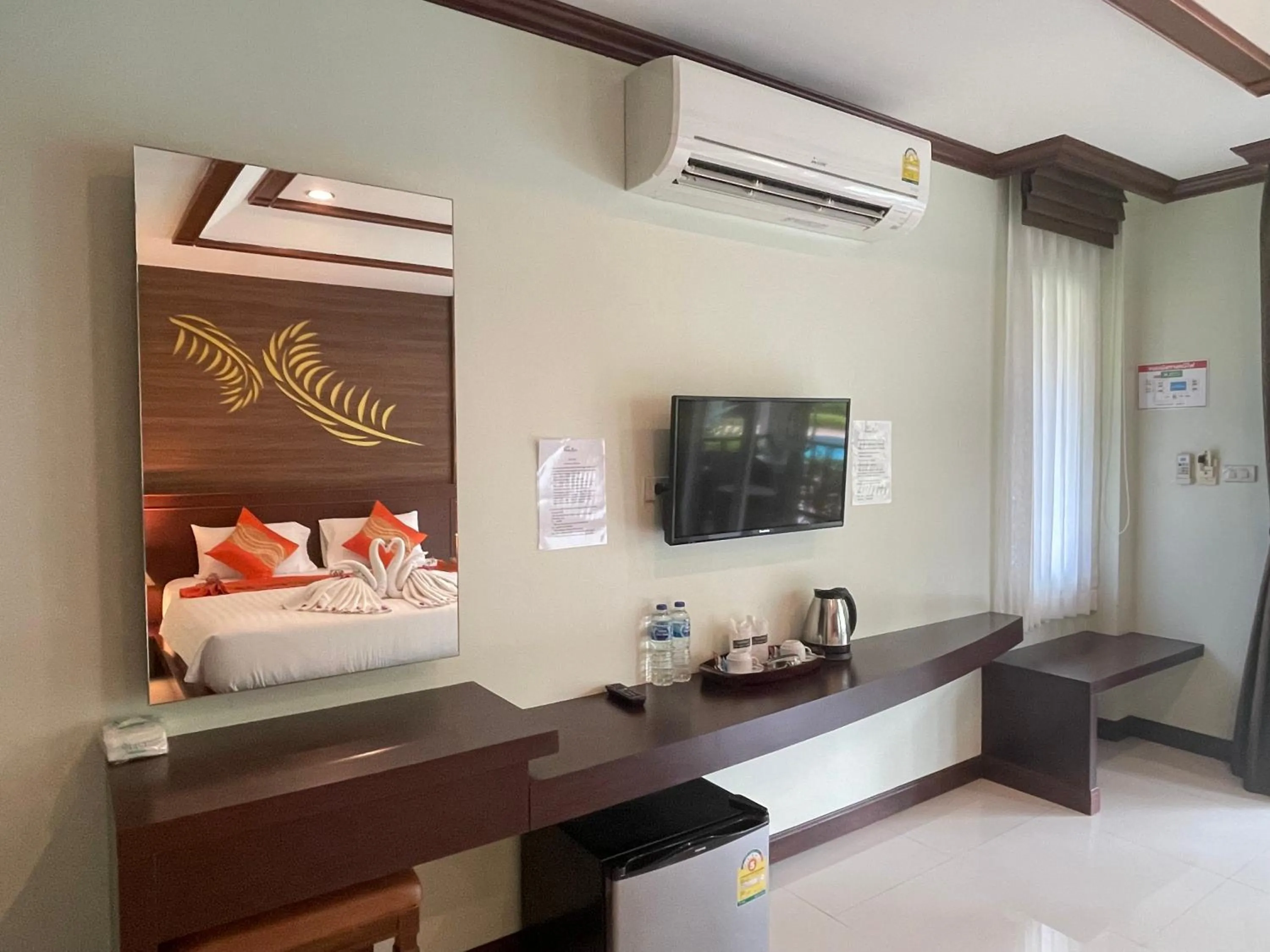 Bed in Palm Kiri Aonang Resort