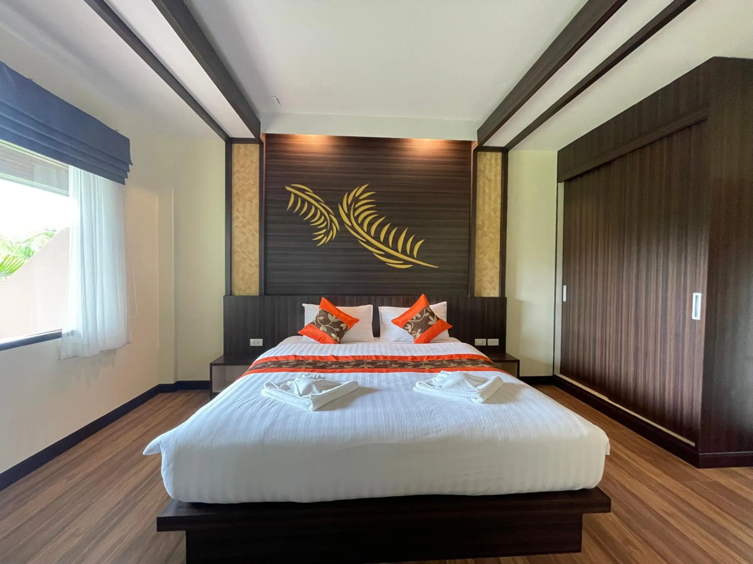 Bed in Palm Kiri Aonang Resort