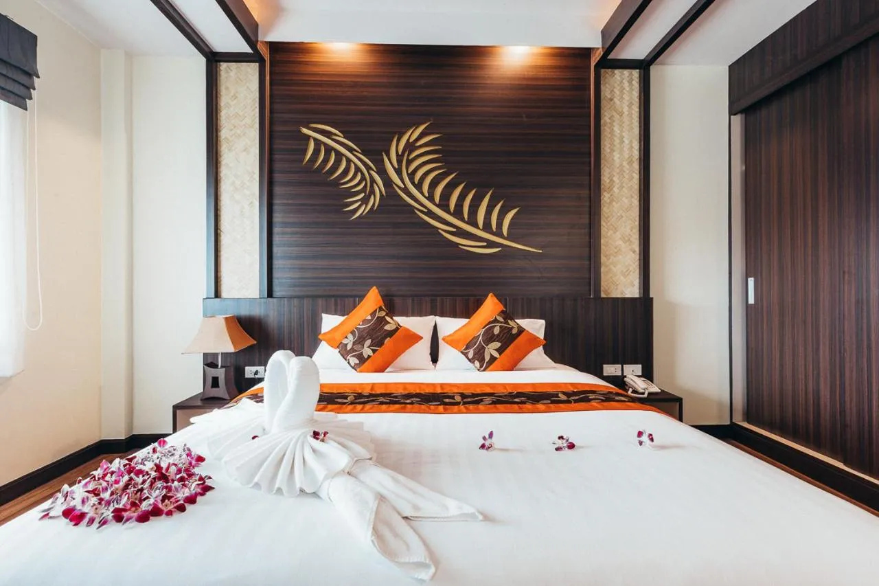 Bed in Palm Kiri Aonang Resort