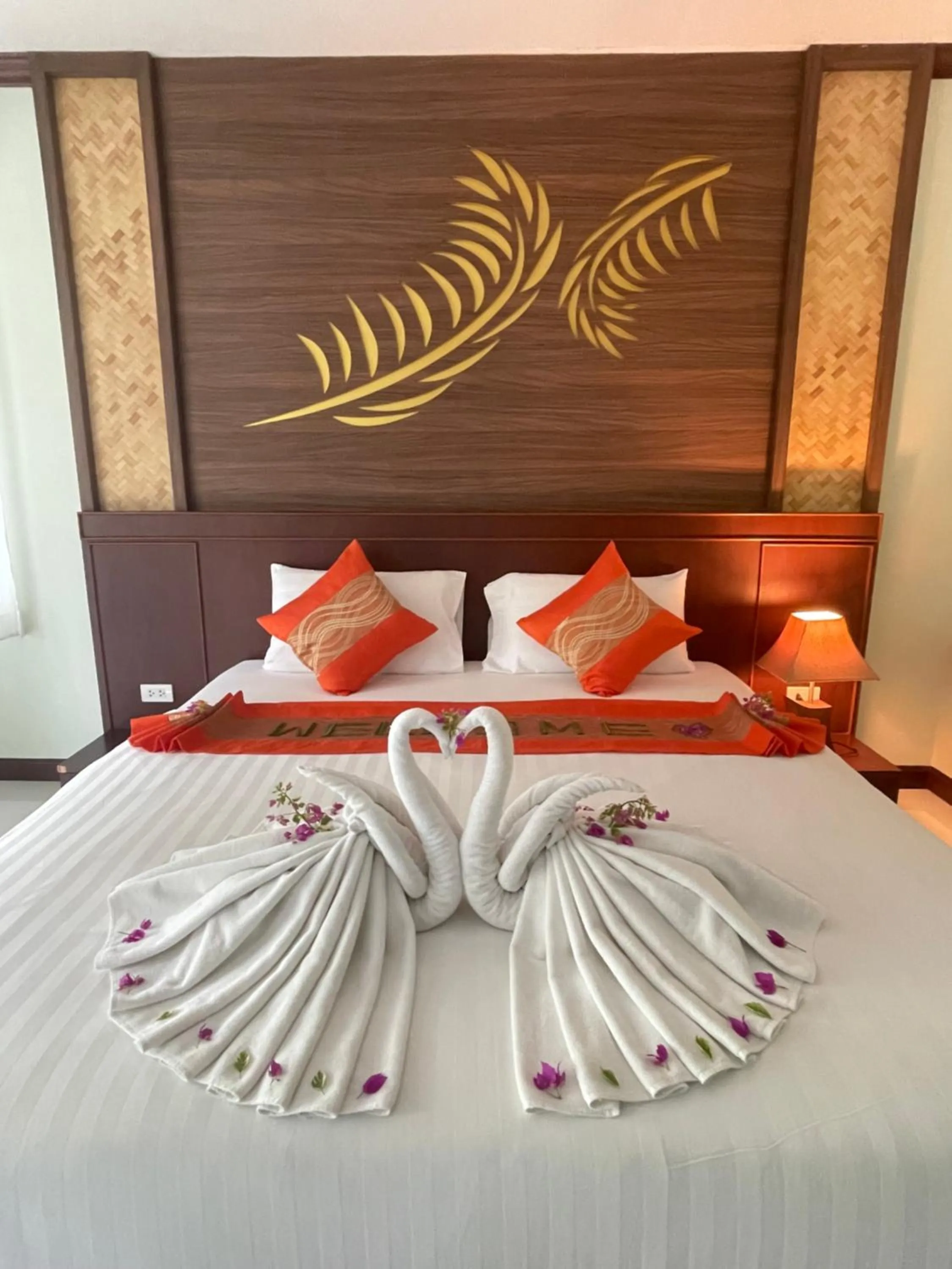 Bed in Palm Kiri Aonang Resort