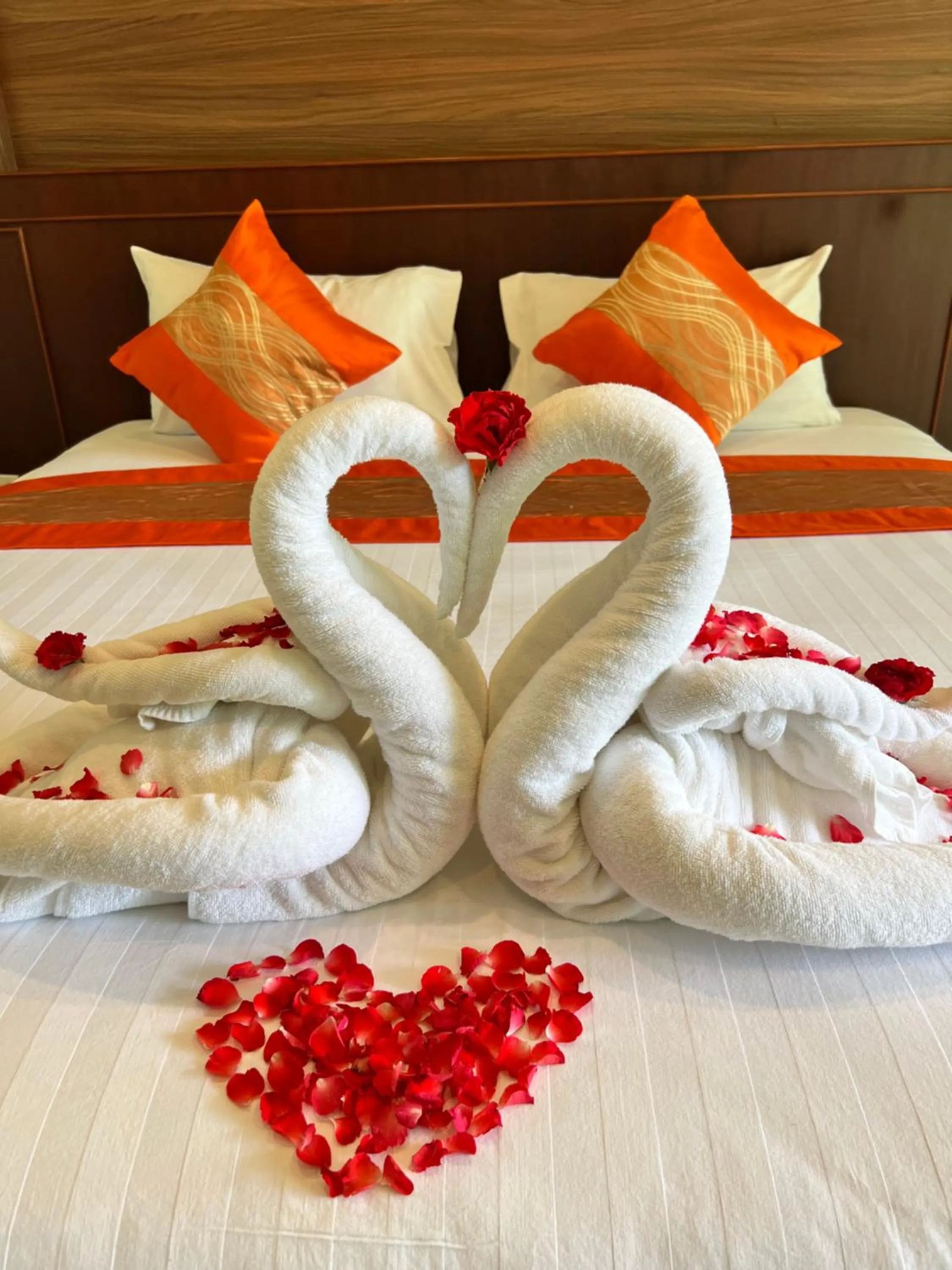 Bed in Palm Kiri Aonang Resort