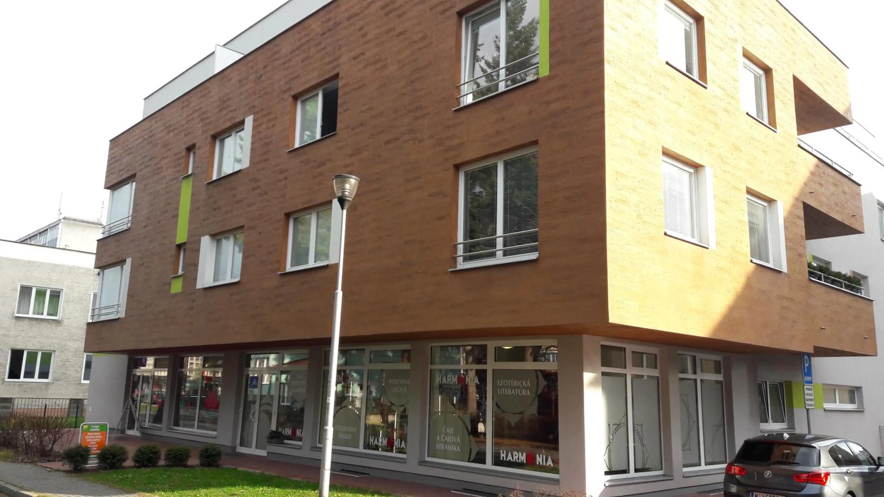 Property building in Modern city center apartment with private parking