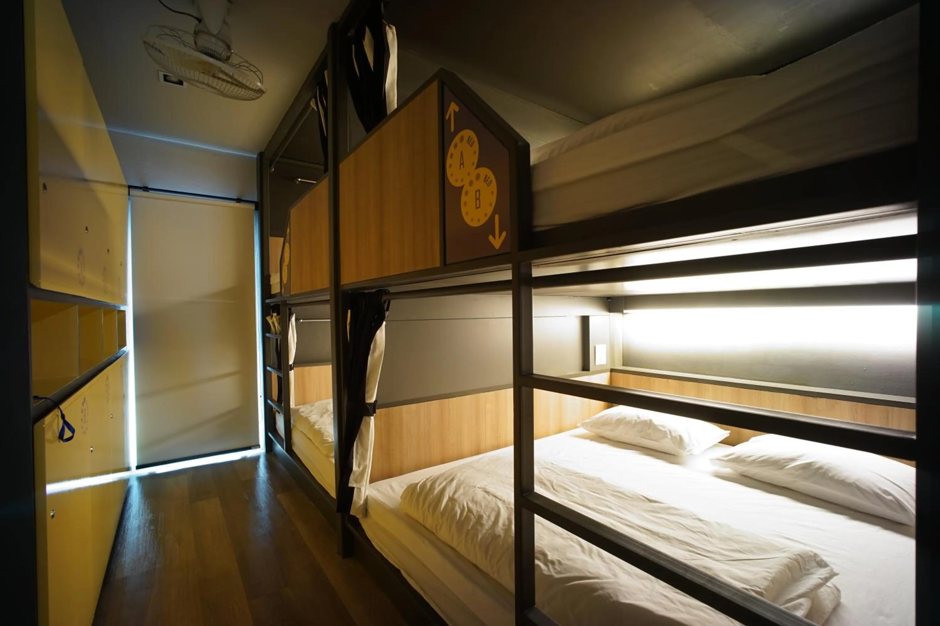 Photo of the whole room, Bed in BRB Hostel Bangkok Silom