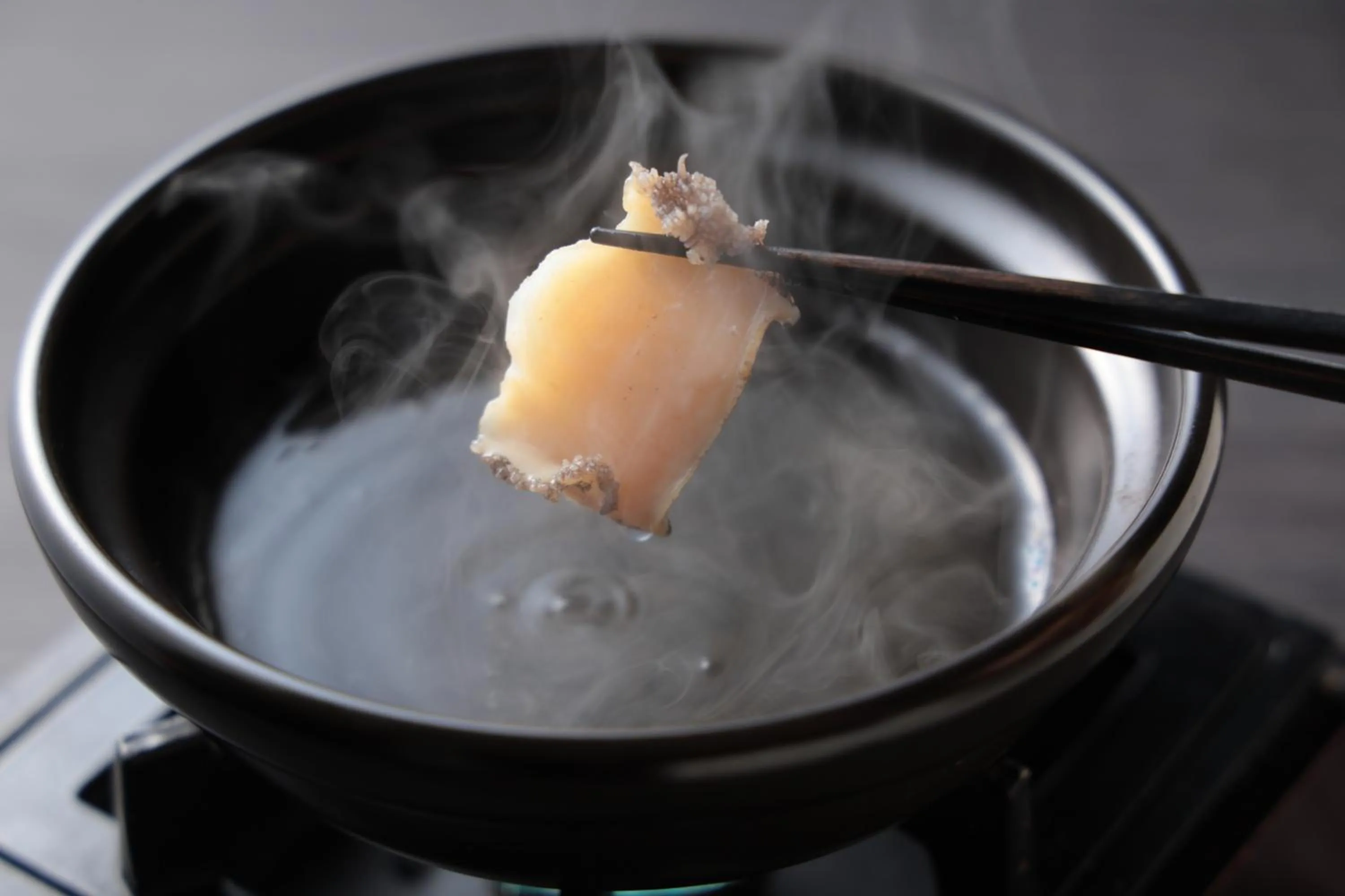 Food close-up in IZU RETREAT by Onko Chishin