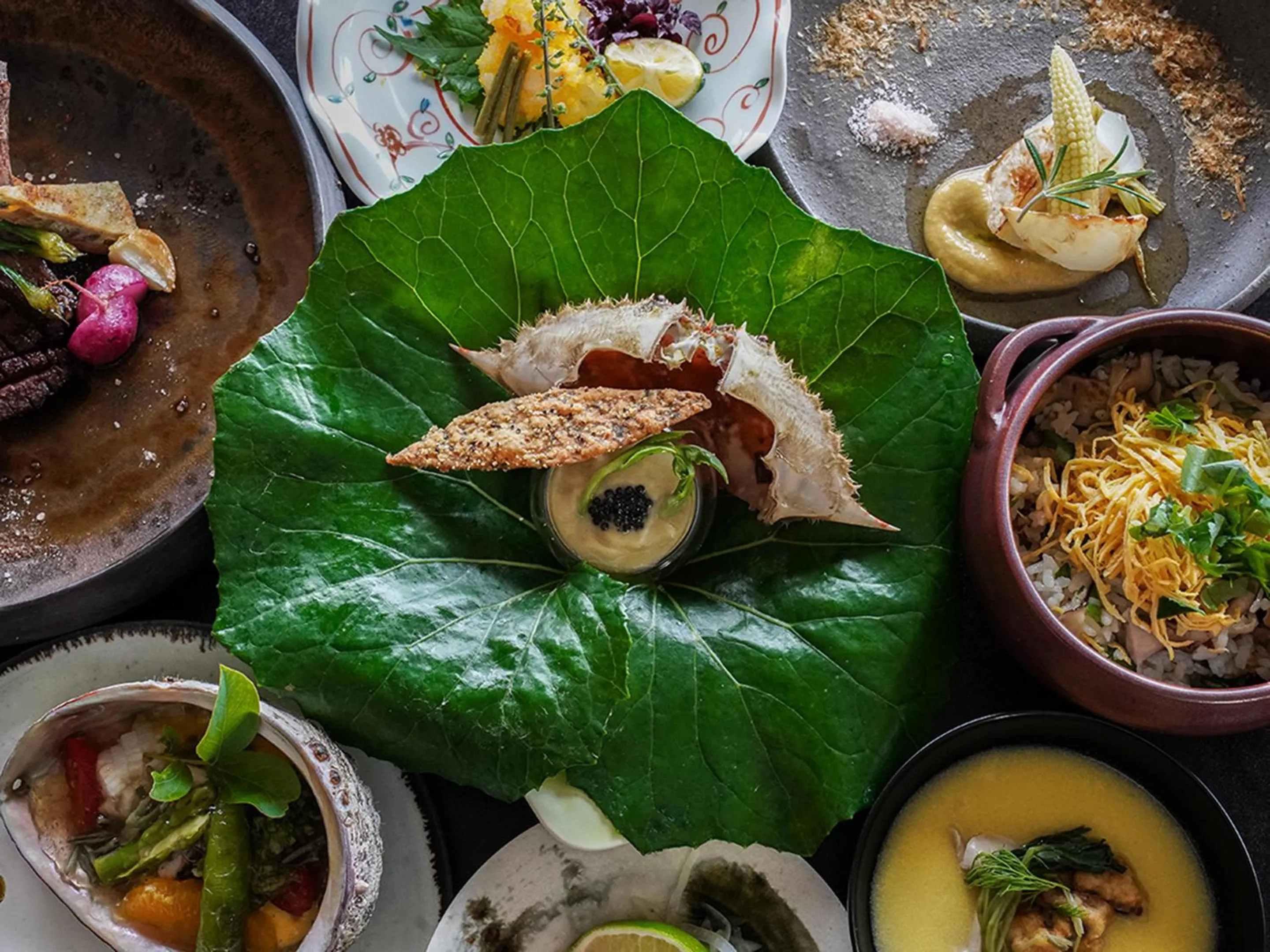 Food close-up in IZU RETREAT by Onko Chishin