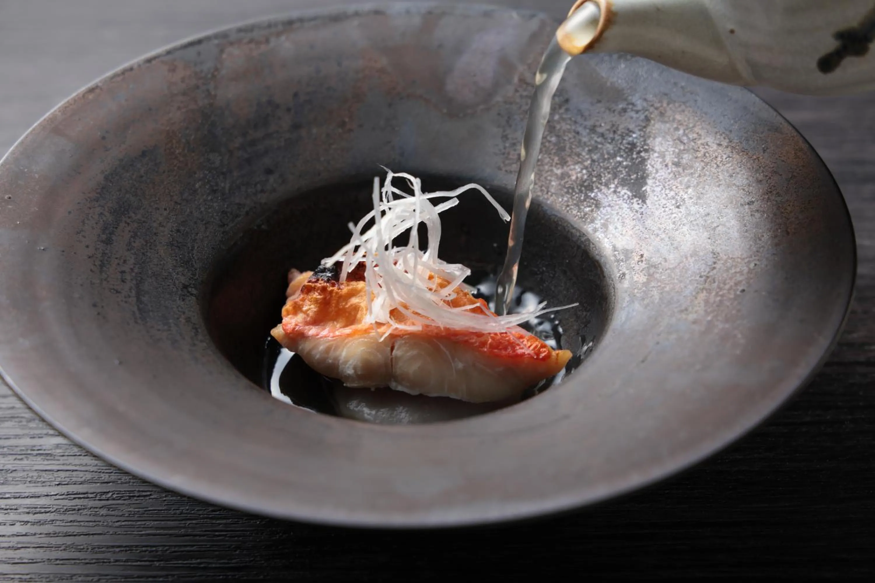 Food close-up in IZU RETREAT by Onko Chishin