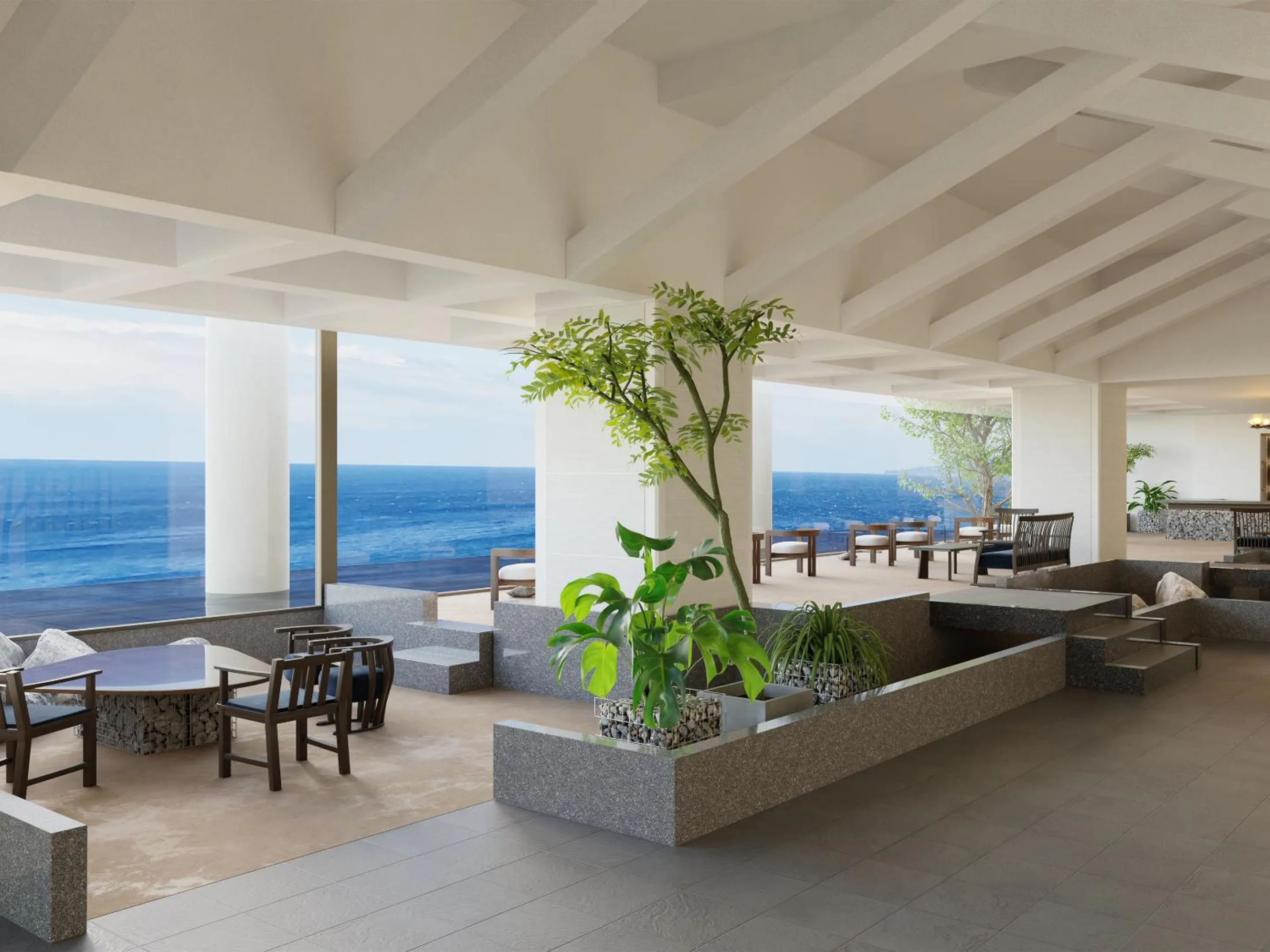 Communal lounge/ TV room in IZU RETREAT by Onko Chishin