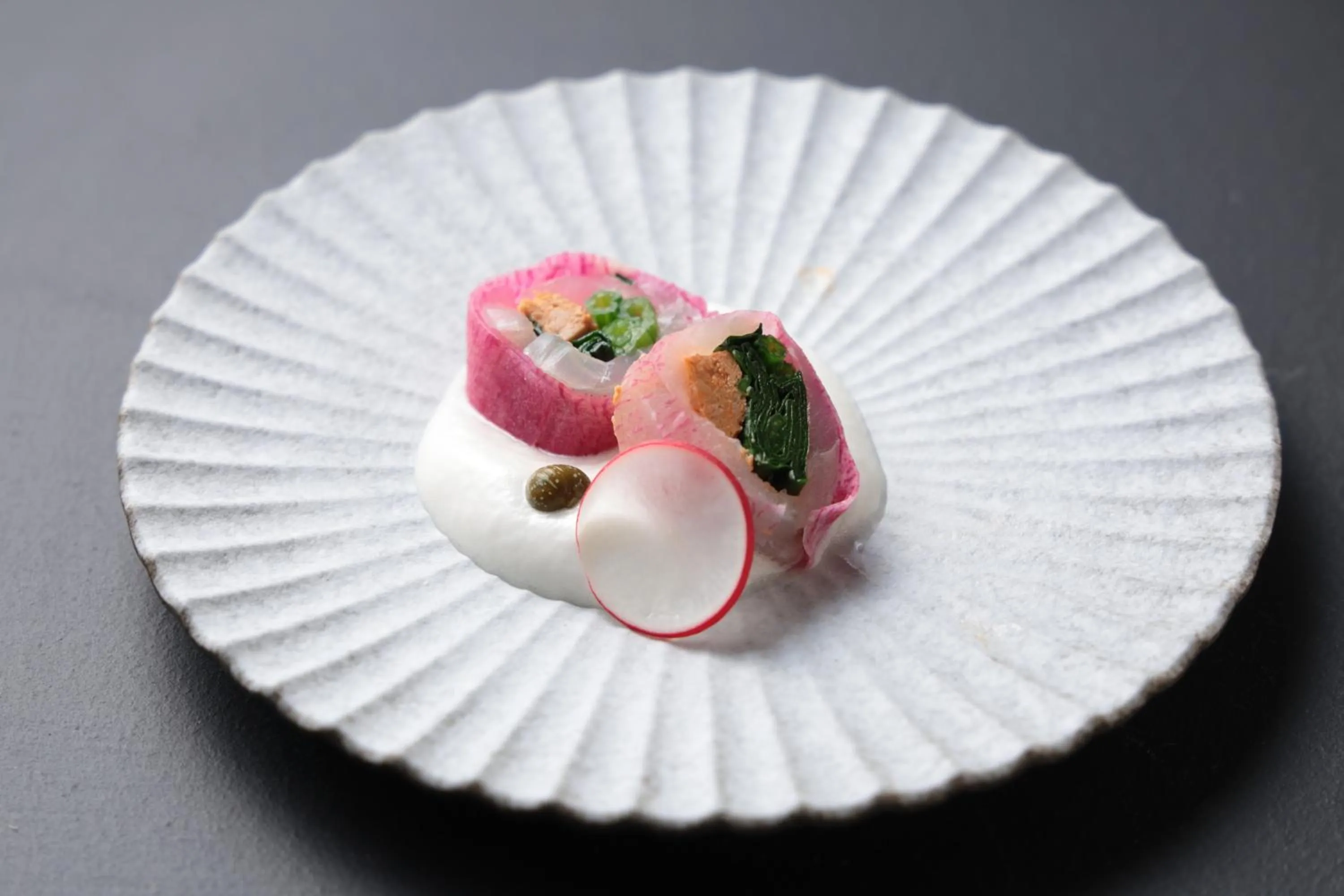 Food close-up in IZU RETREAT by Onko Chishin