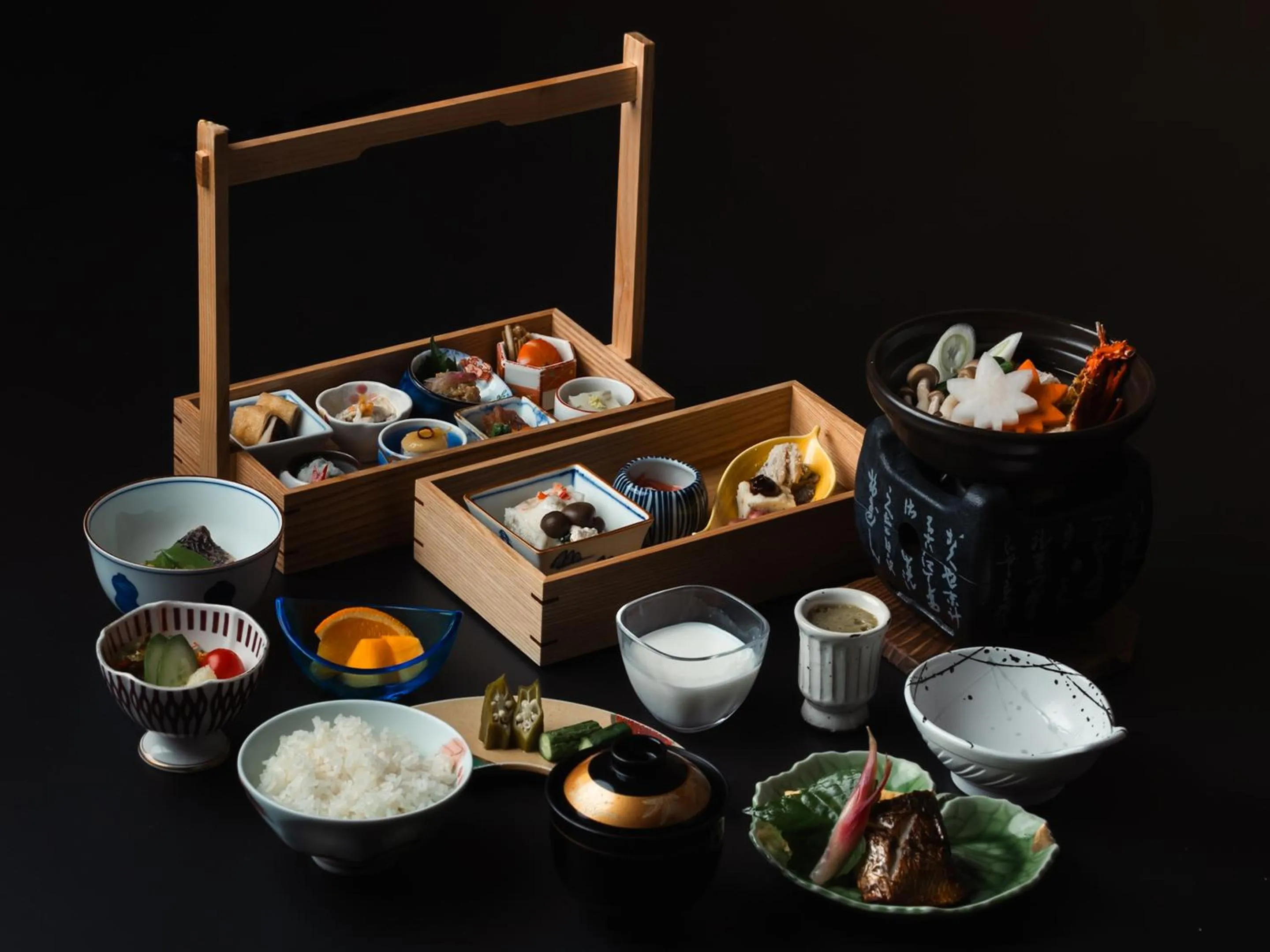 Food close-up in IZU RETREAT by Onko Chishin