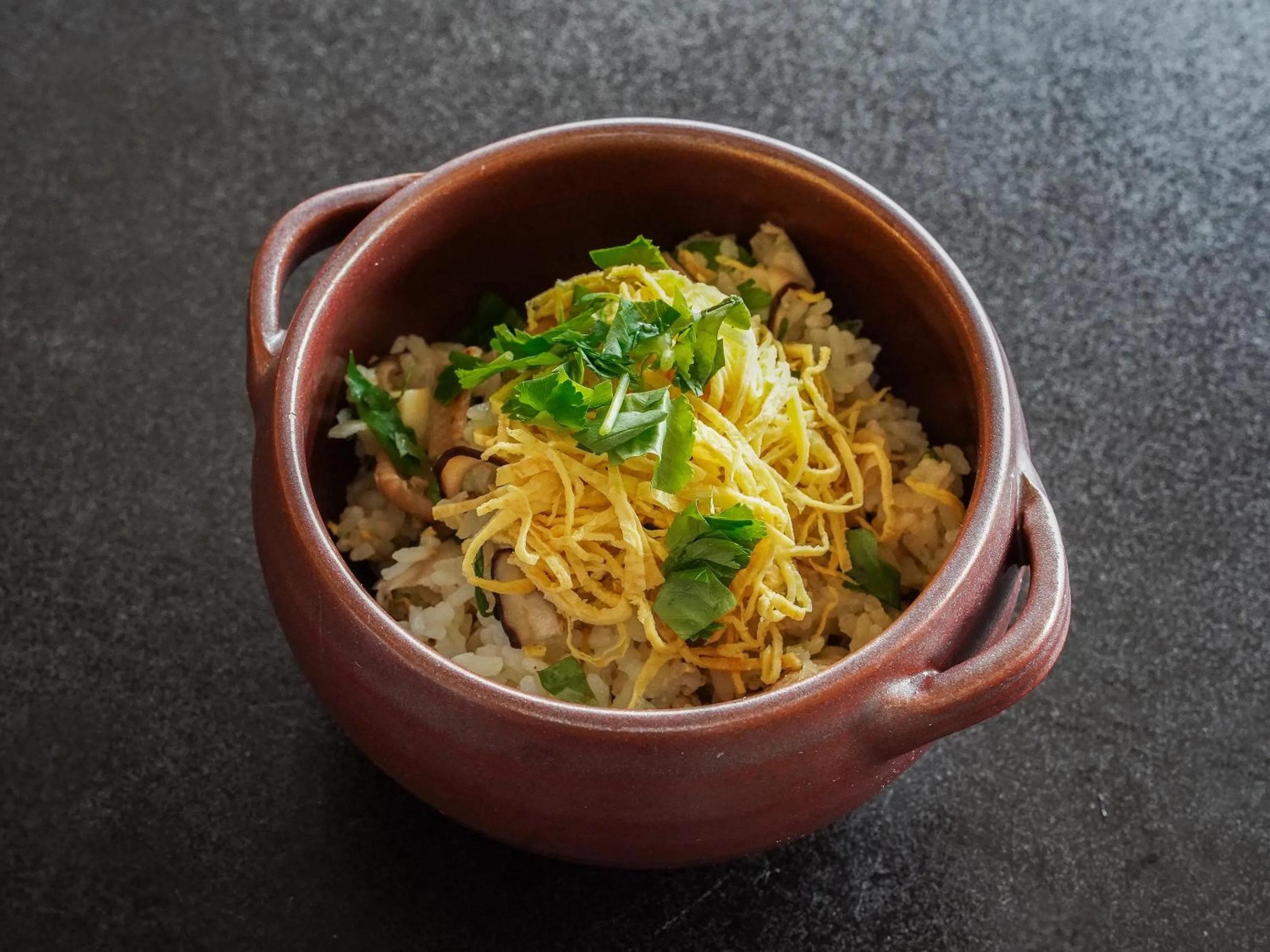 Food close-up in IZU RETREAT by Onko Chishin