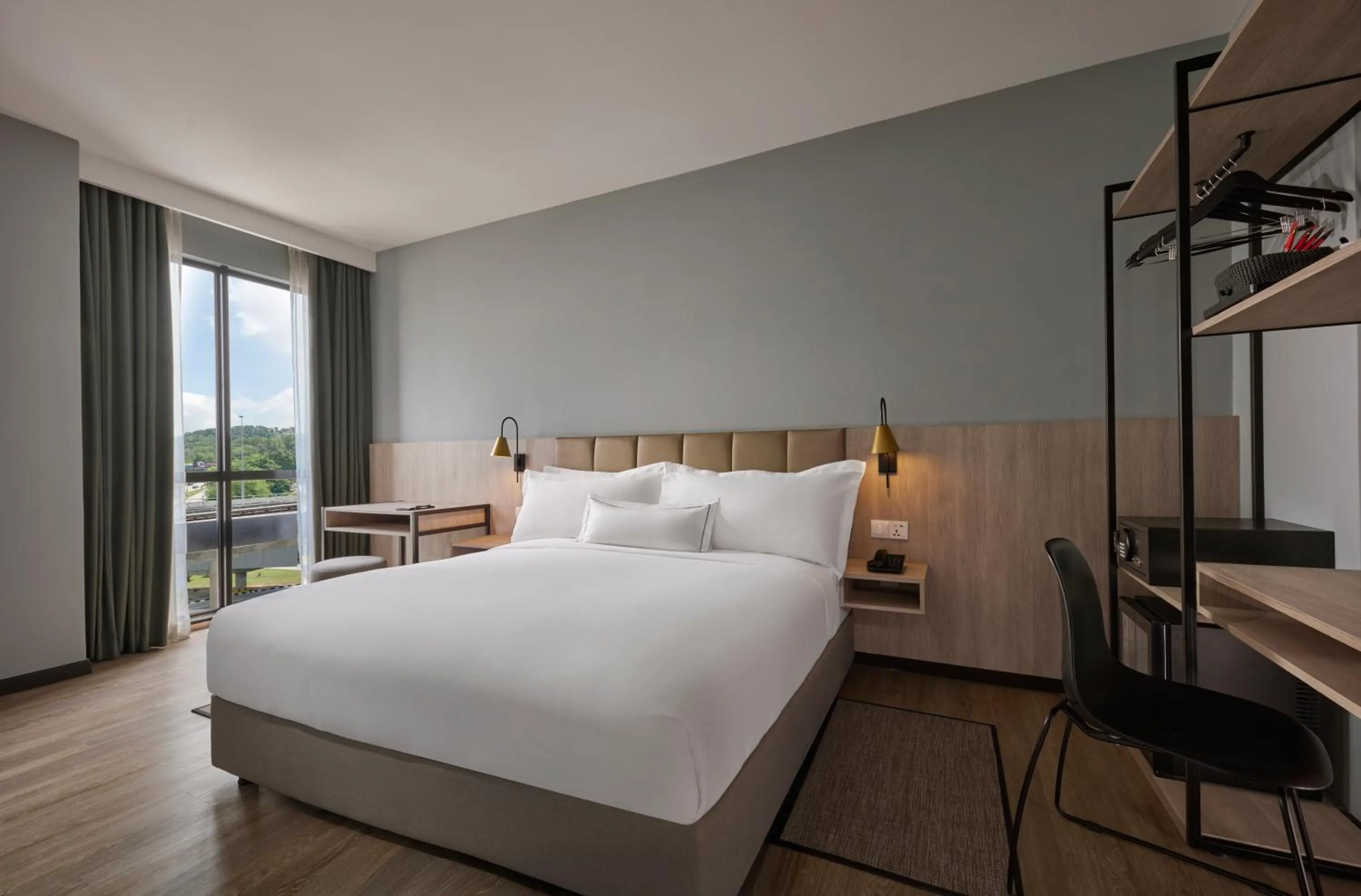 Bed in AC Hotel by Marriott Puchong