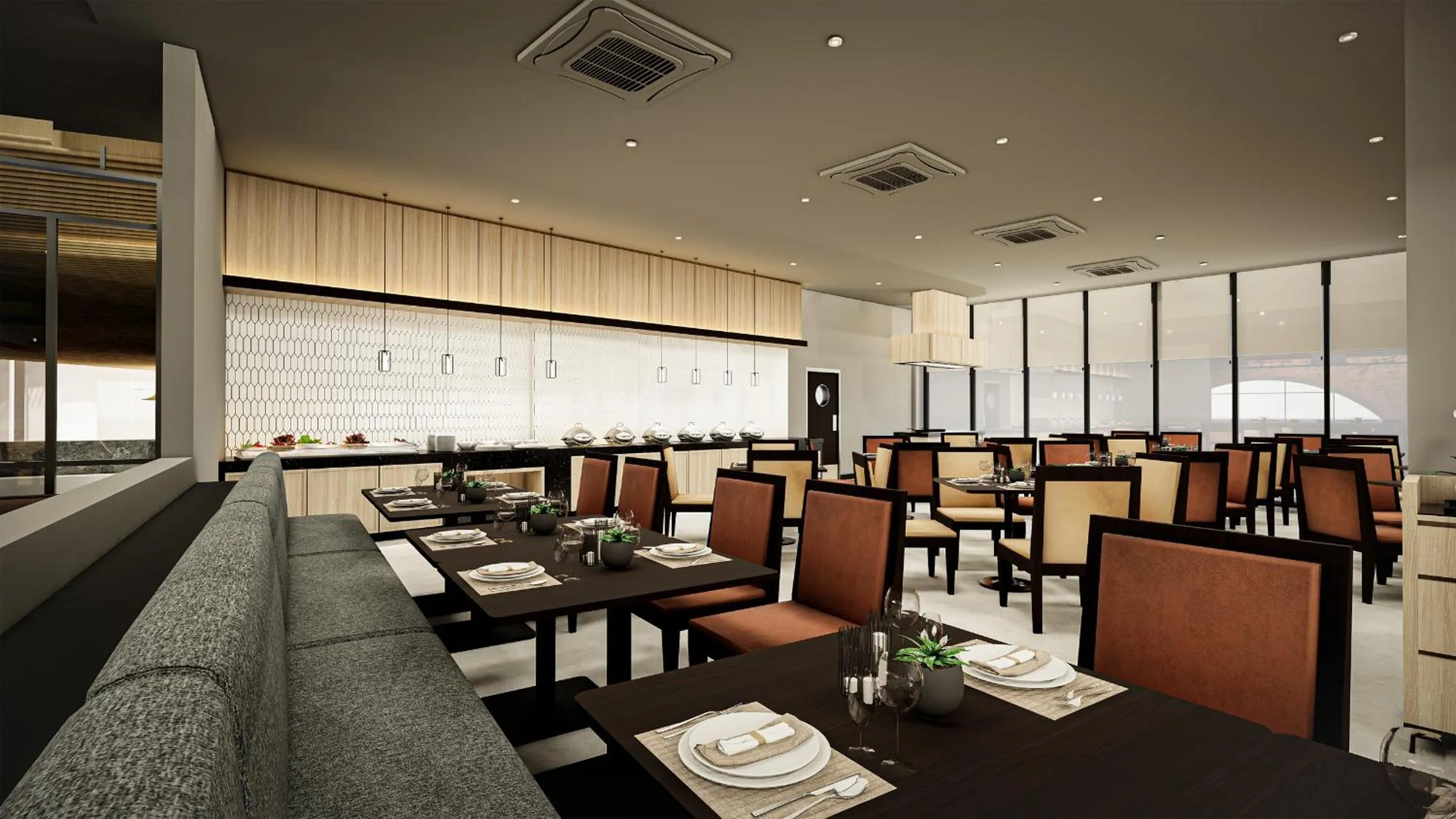 Restaurant/places to eat in AC Hotel by Marriott Puchong