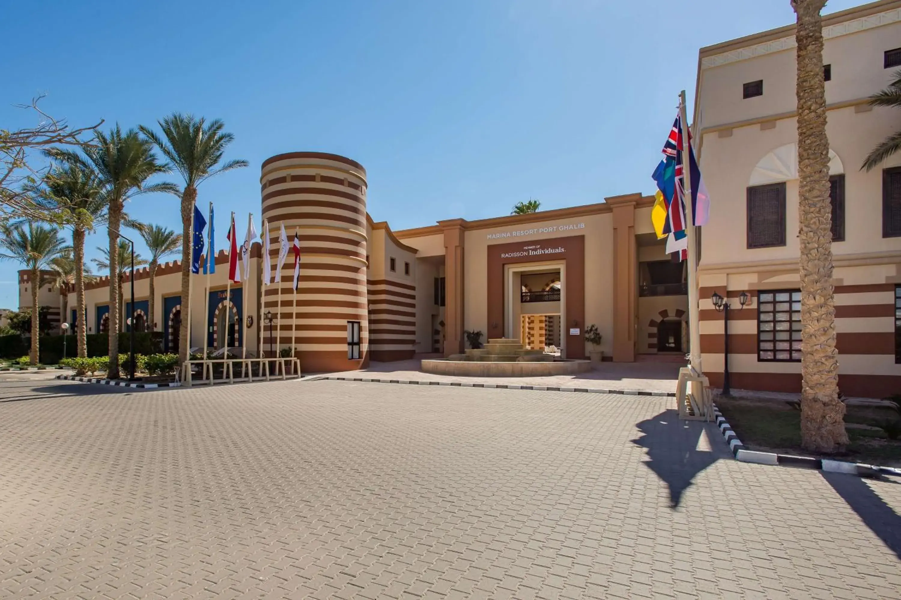 Property building in Marina Resort Port Ghalib, a member of Radisson Individuals Property building in Marina Resort Port Ghalib, a member of Radisson Individuals