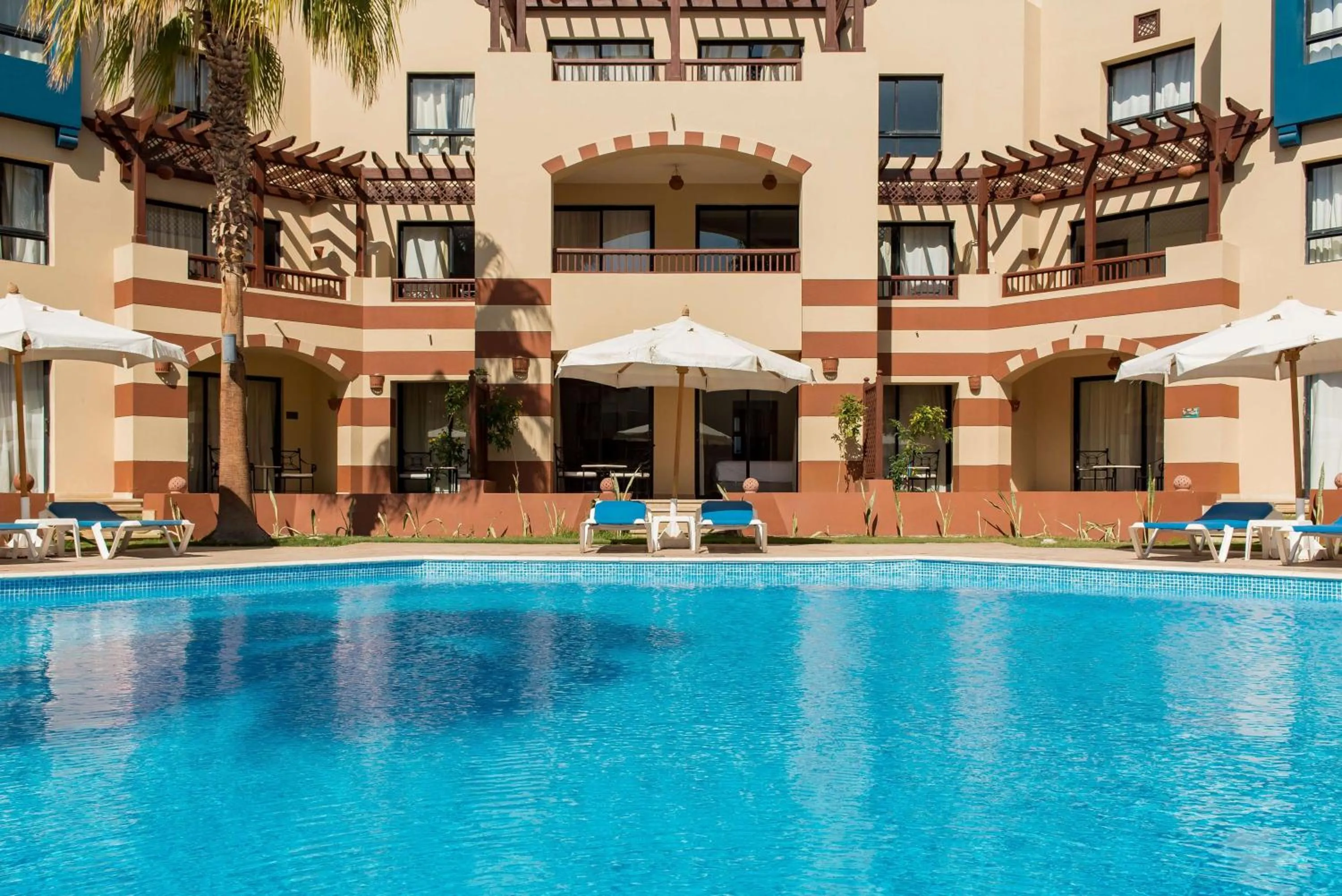 Pool view in Marina Resort Port Ghalib, a member of Radisson Individuals