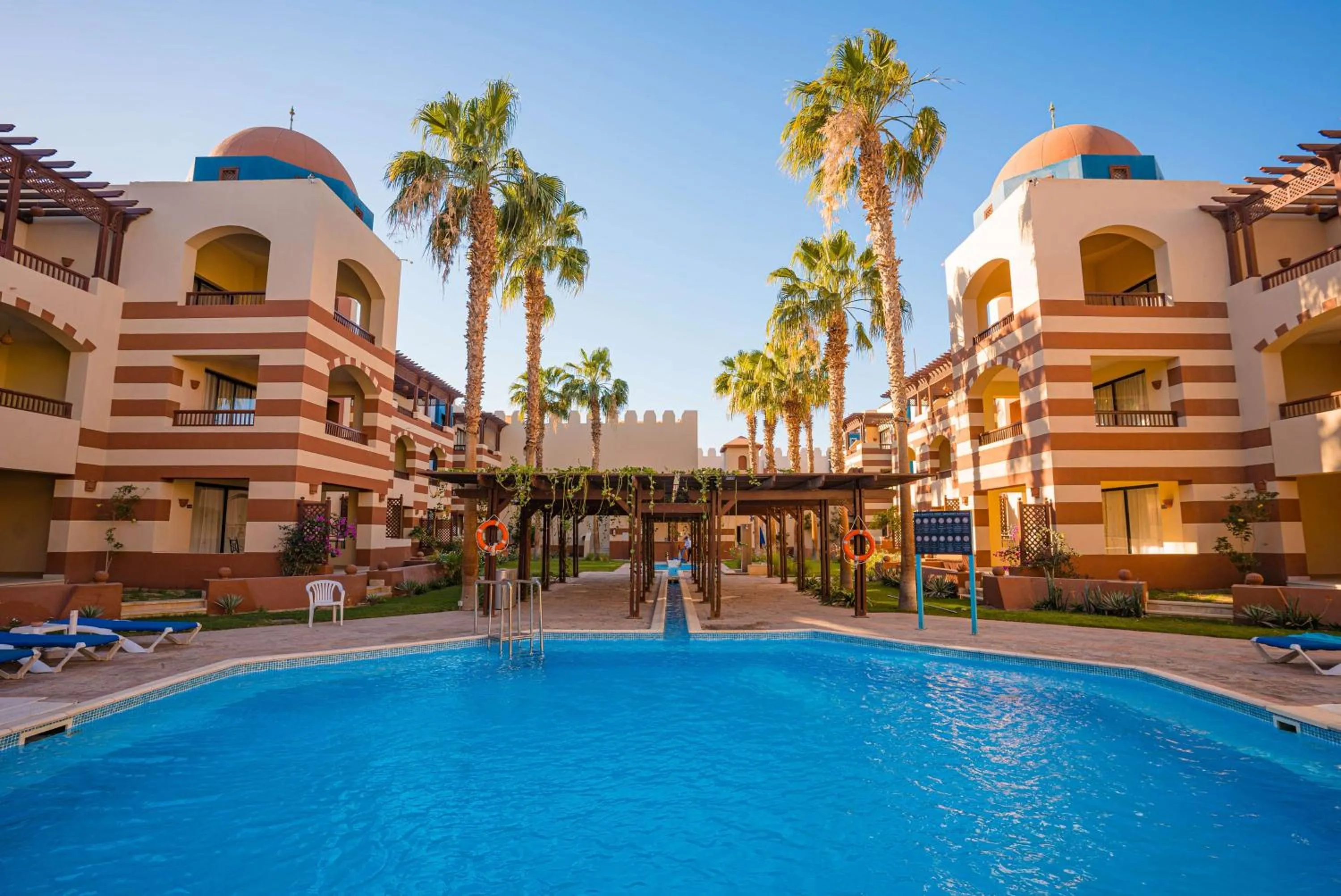 Pool view in Marina Resort Port Ghalib, a member of Radisson Individuals