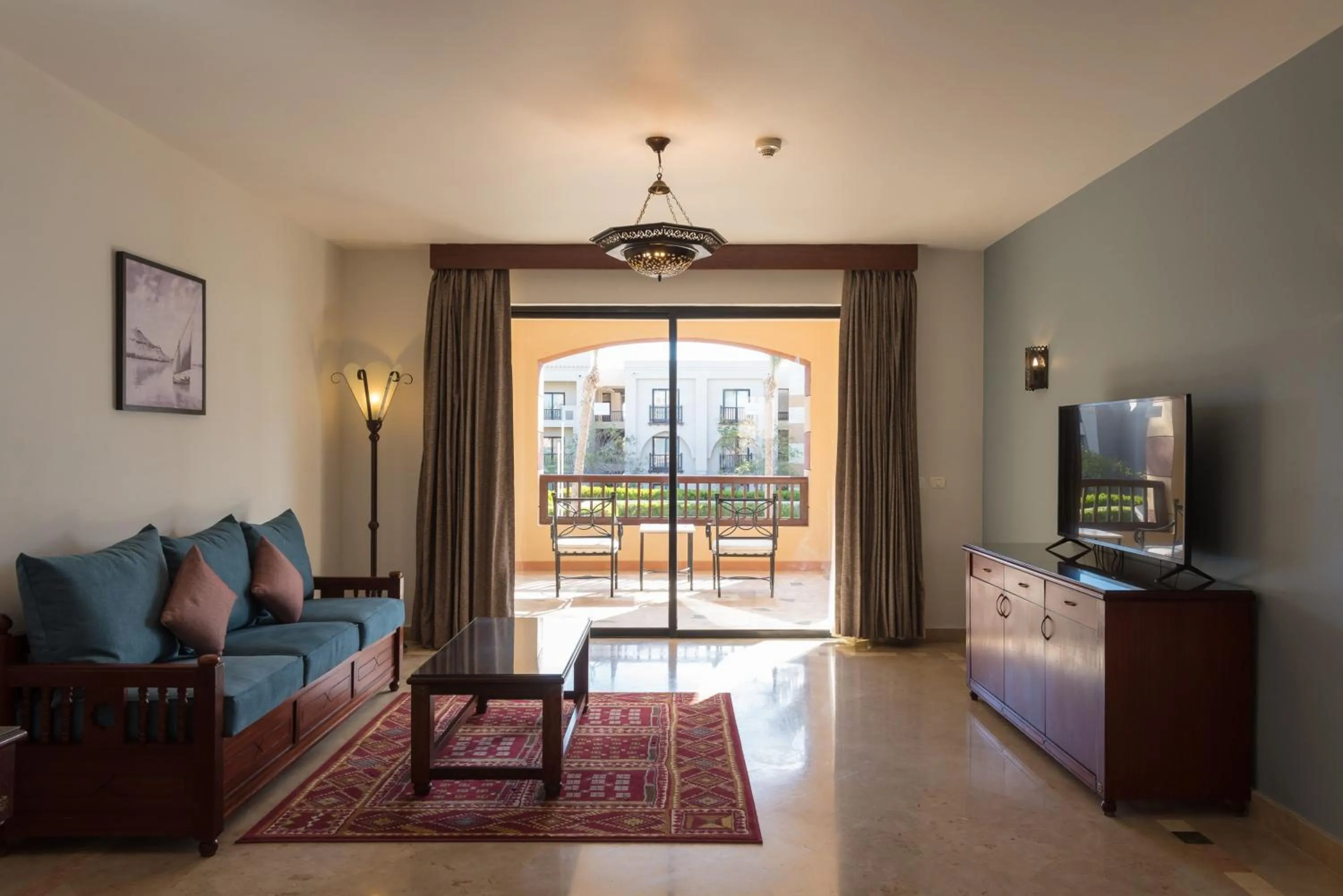 Seating area in Marina Resort Port Ghalib, a member of Radisson Individuals