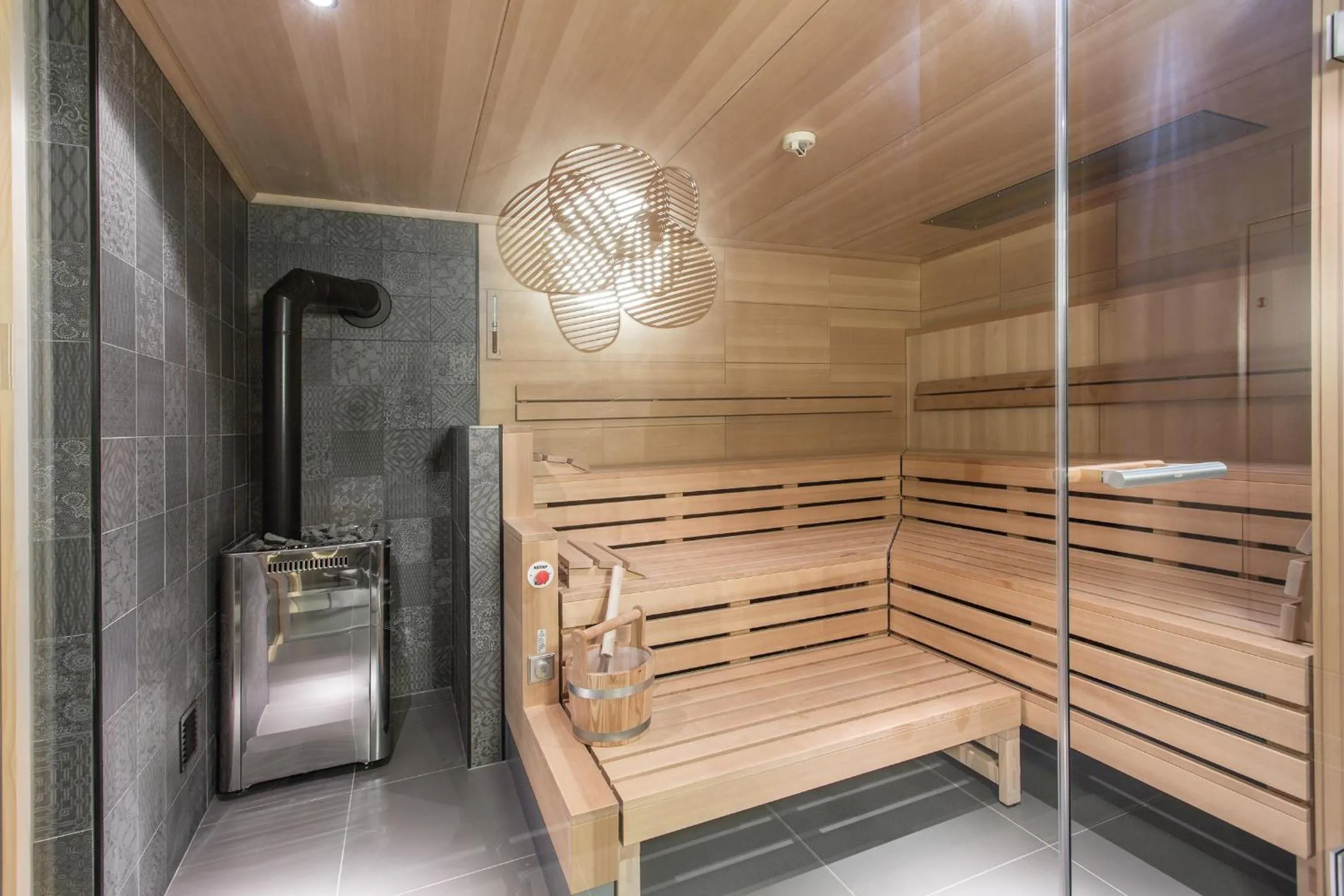 Sauna in Senses Violett Suites - Adults Only
