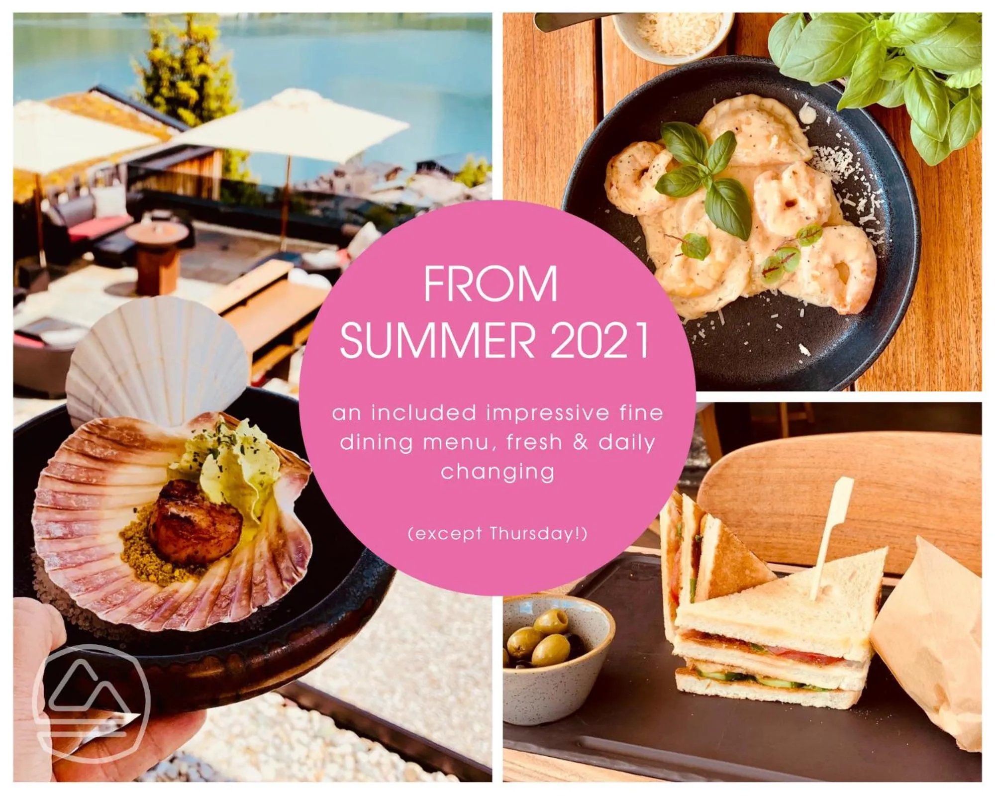 Restaurant/places to eat in Senses Violett Suites - Adults Only