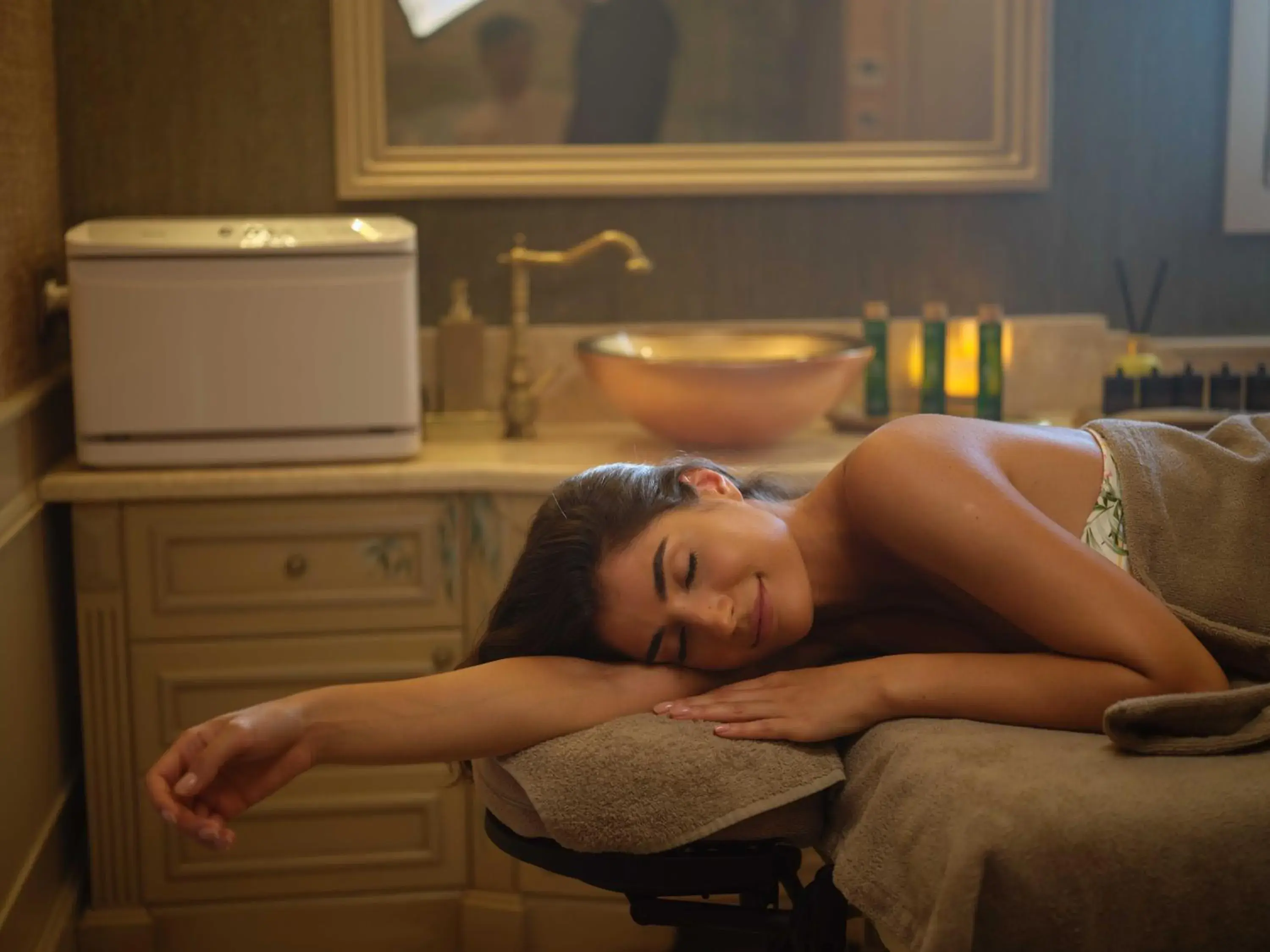 Spa and wellness centre/facilities, Bed in Casa Timiș - Wellness & Spa Resort Spa and wellness centre/facilities, Bed in Casa Timiș - Wellness & Spa Resort