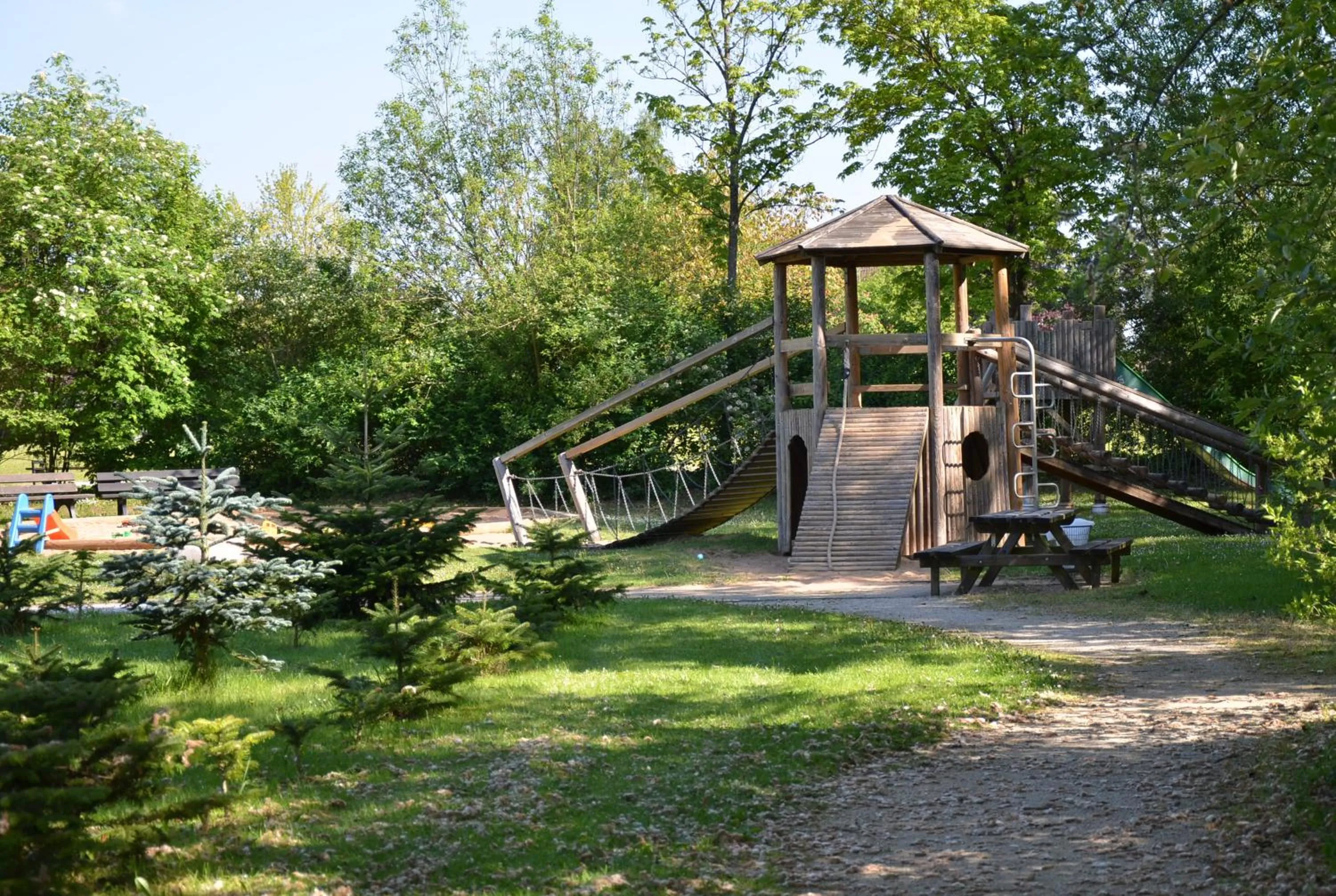 Children play ground in Das Gästehaus Puschendorf