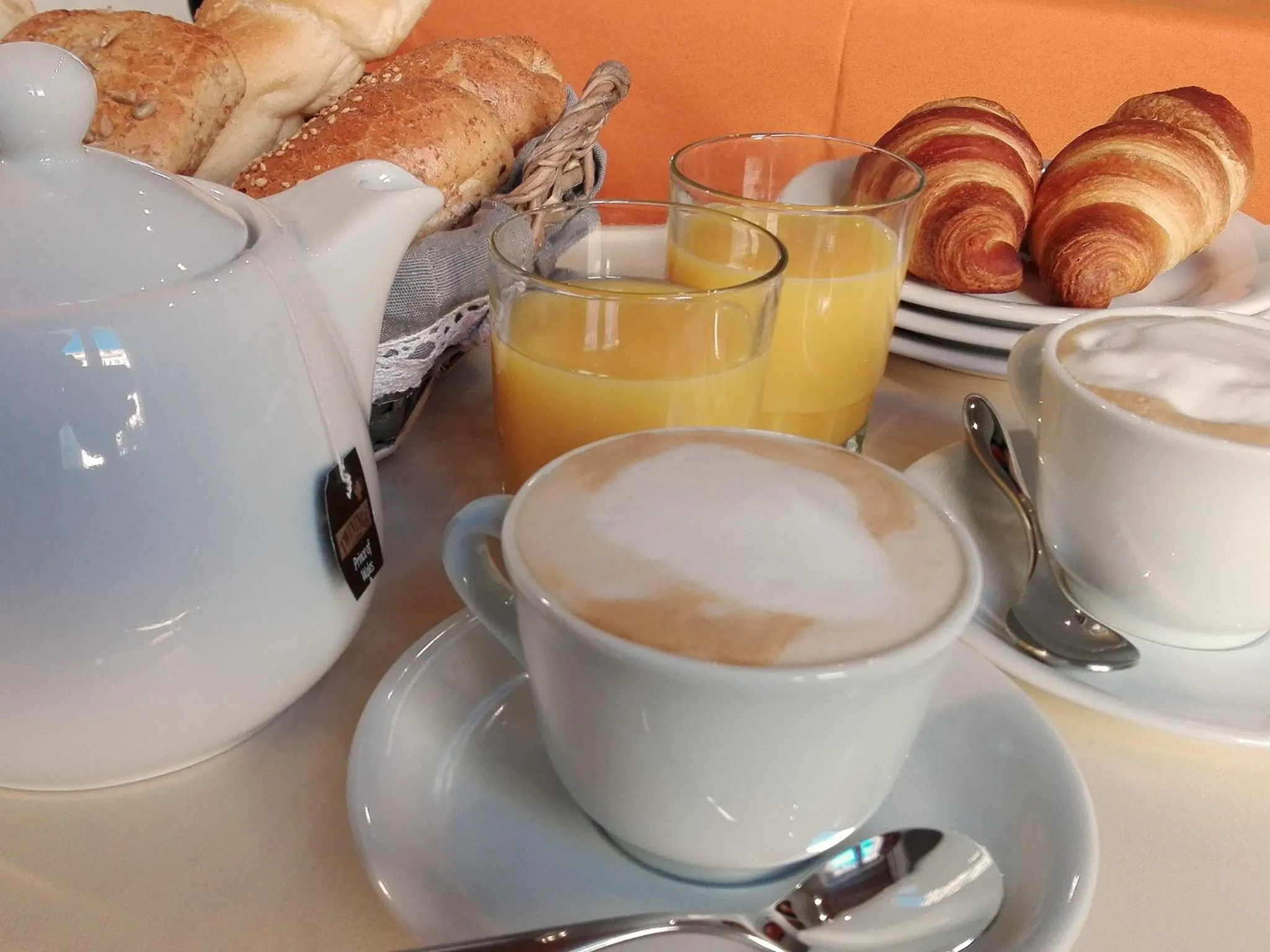 Italian breakfast in 14 B&B