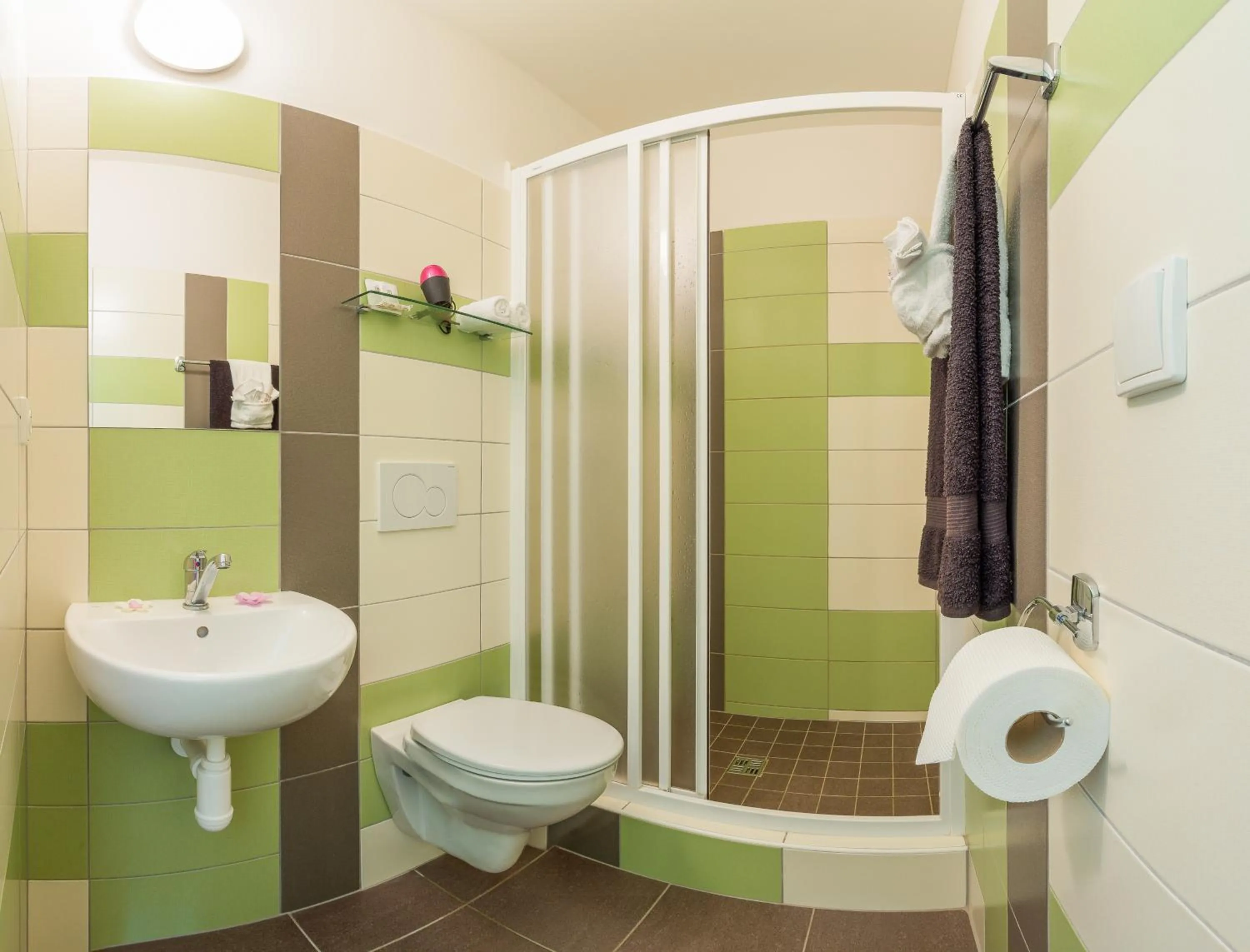 Shower in Hotel&Wellness Knížecí rybník