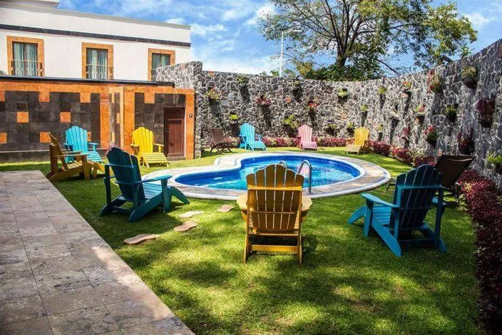 Swimming pool in Soleil Inn Atlixco