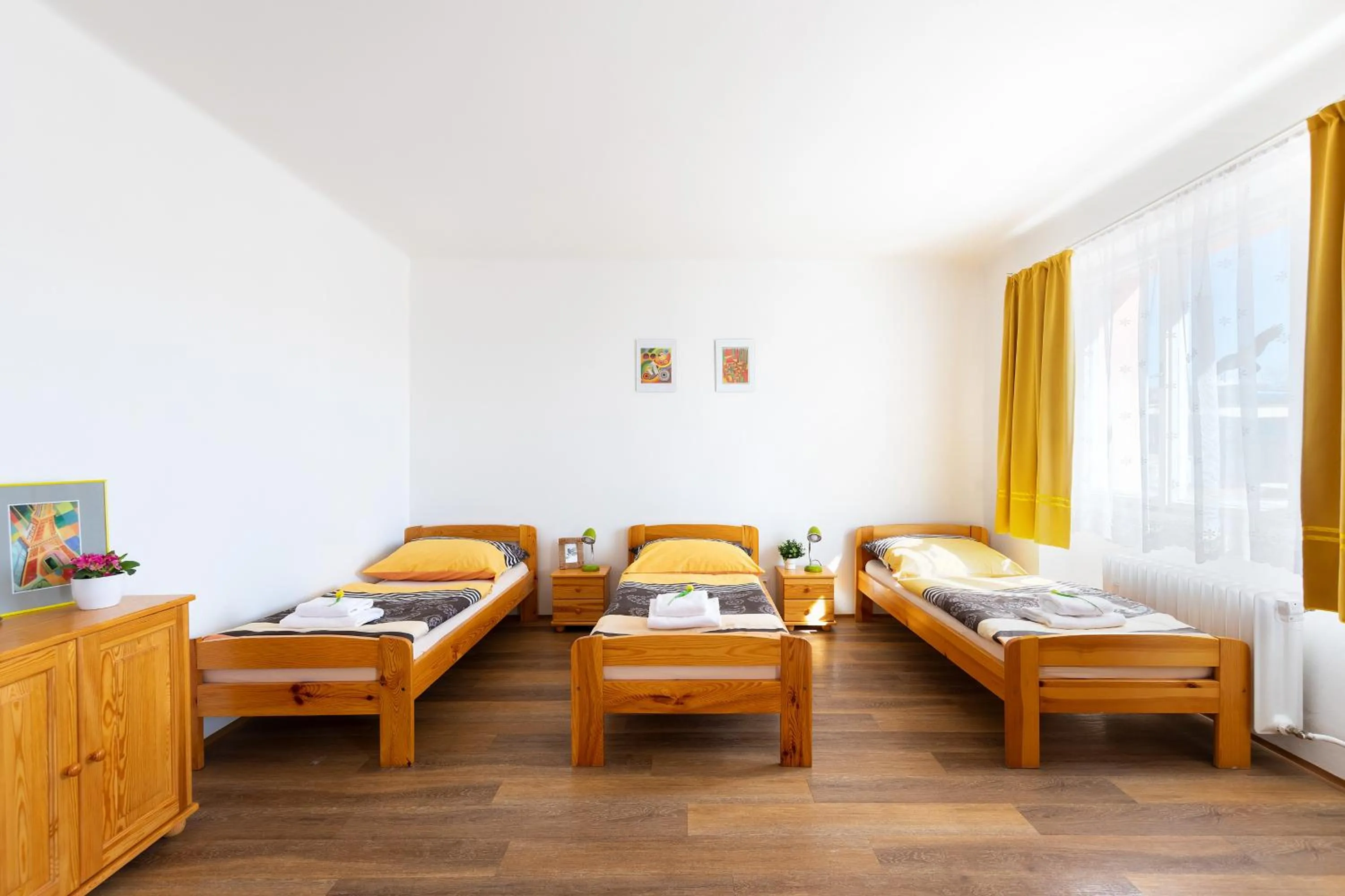 Bed in Penziony Beneš