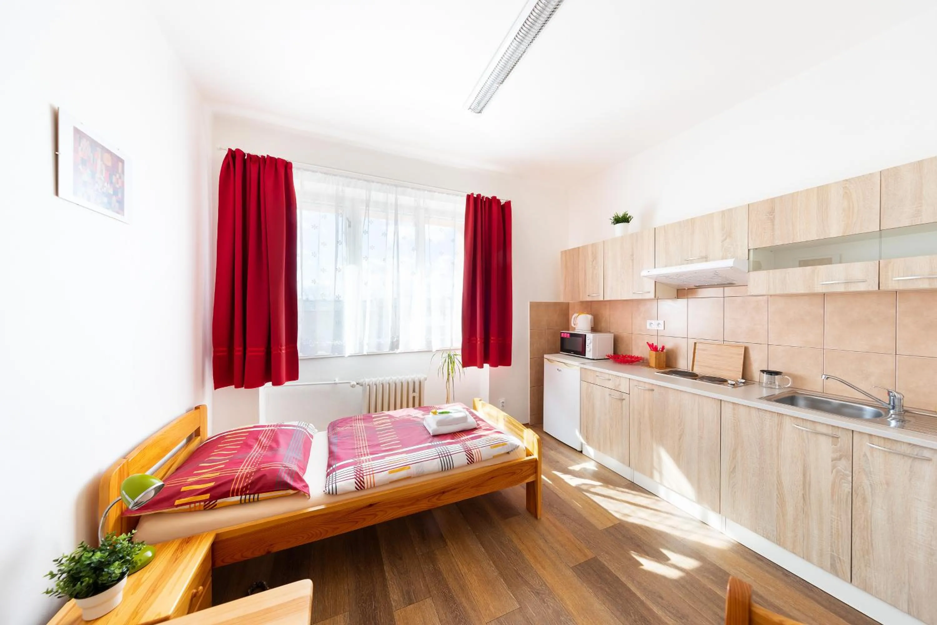 Bed in Penziony Beneš