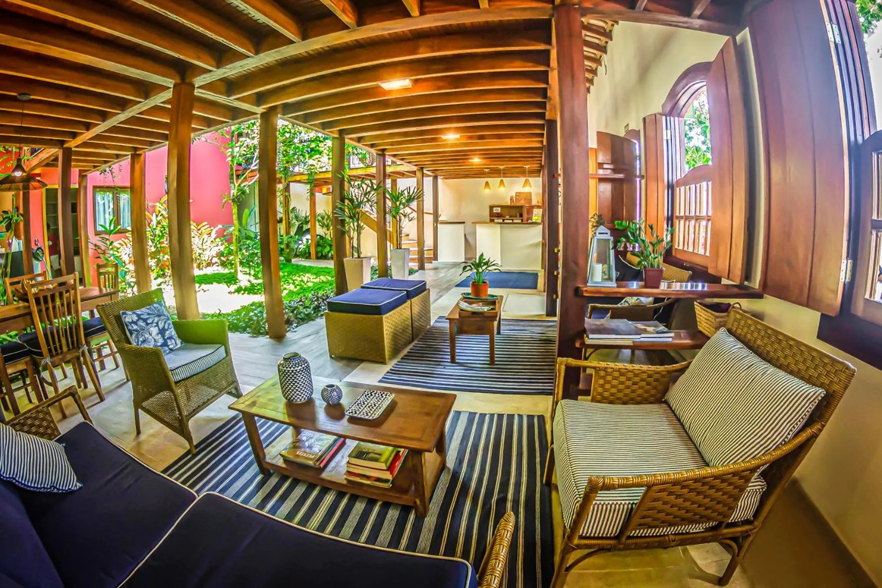 Living room in Pousada Ipê