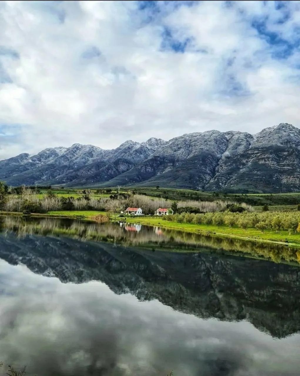 Lake view in Fraaigelegen Farm - Home of ADHARA EVOO
