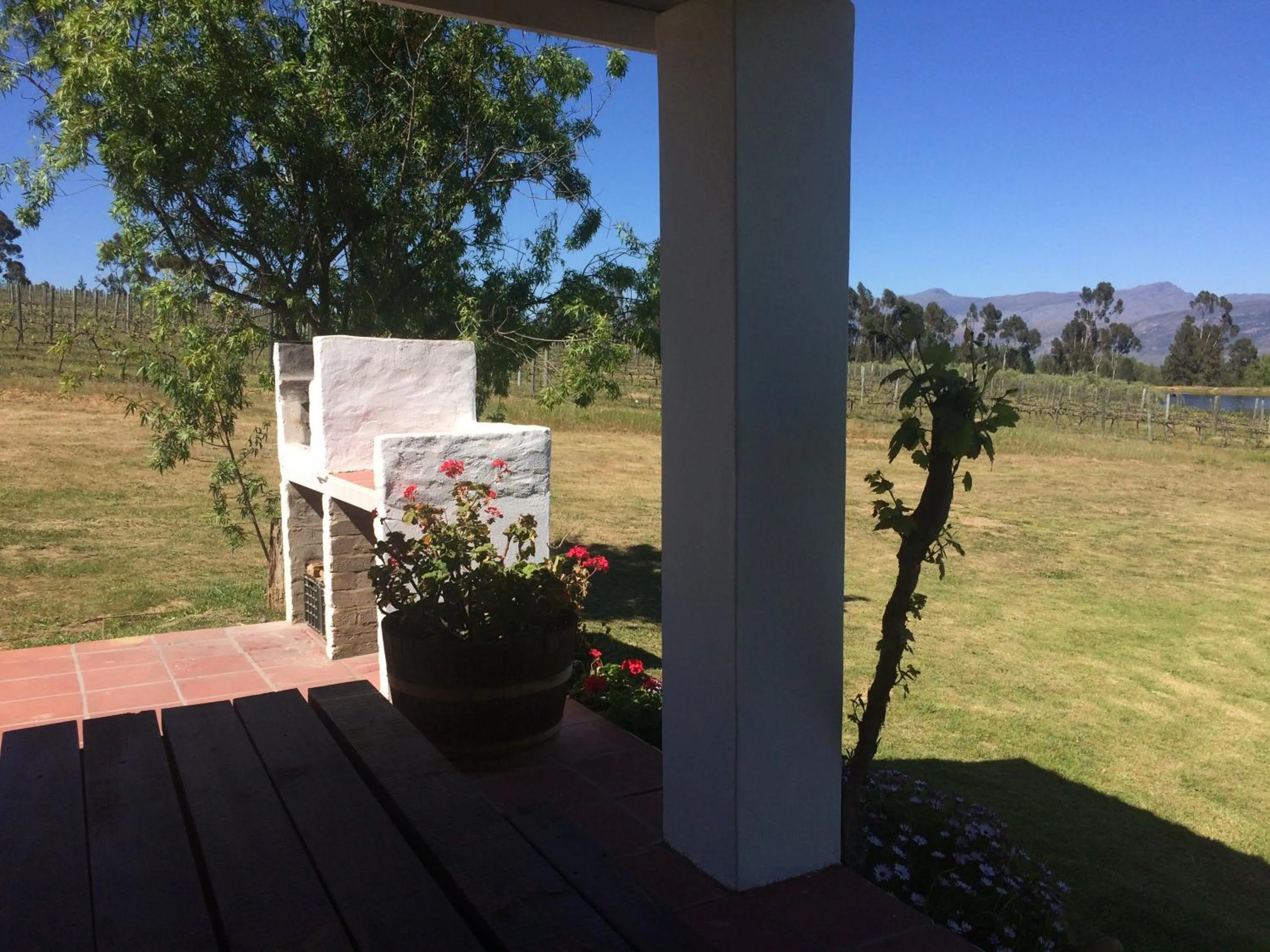 BBQ facilities in Fraaigelegen Farm - Home of ADHARA EVOO