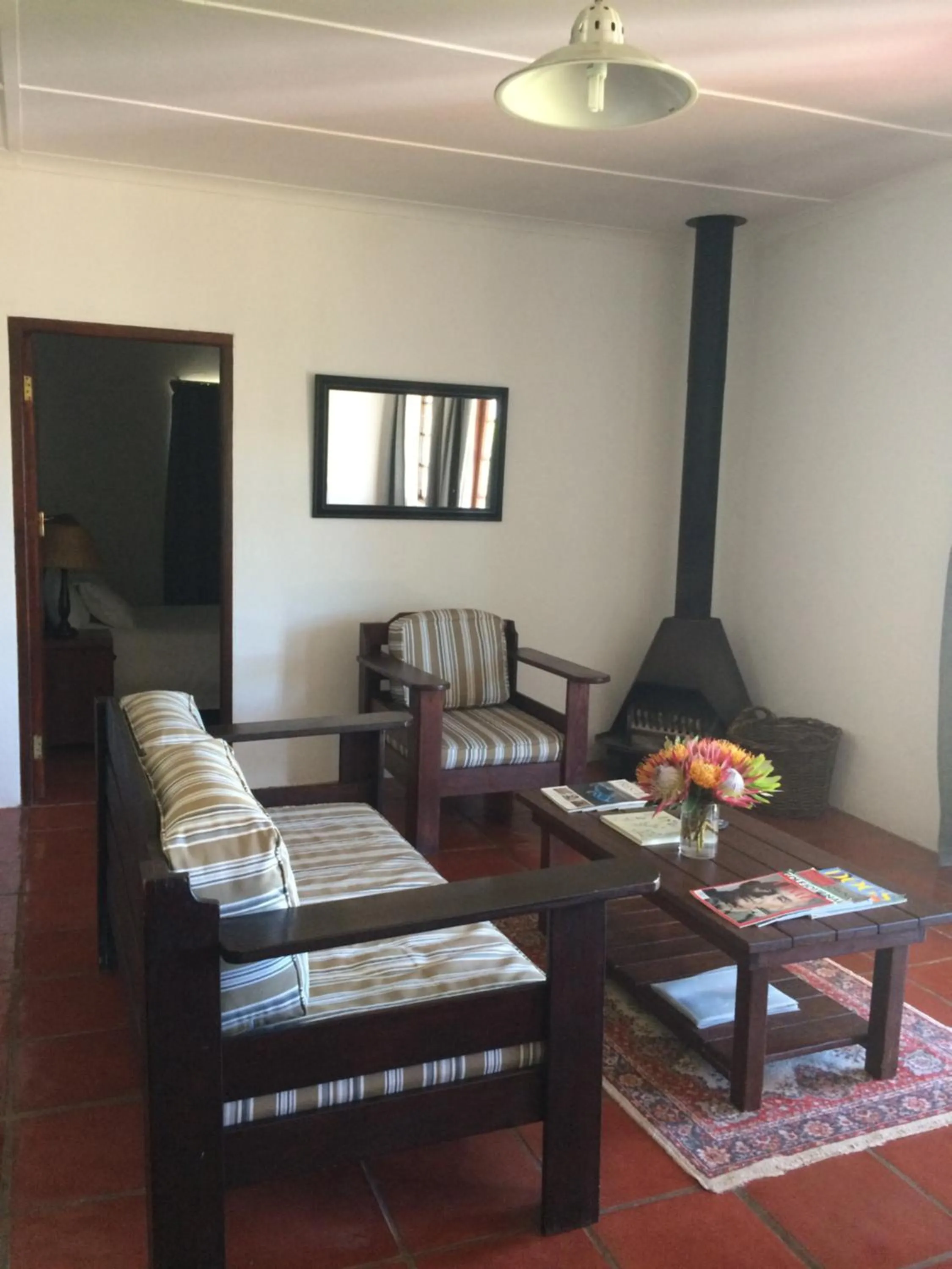 Living room in Fraaigelegen Farm - Home of ADHARA EVOO