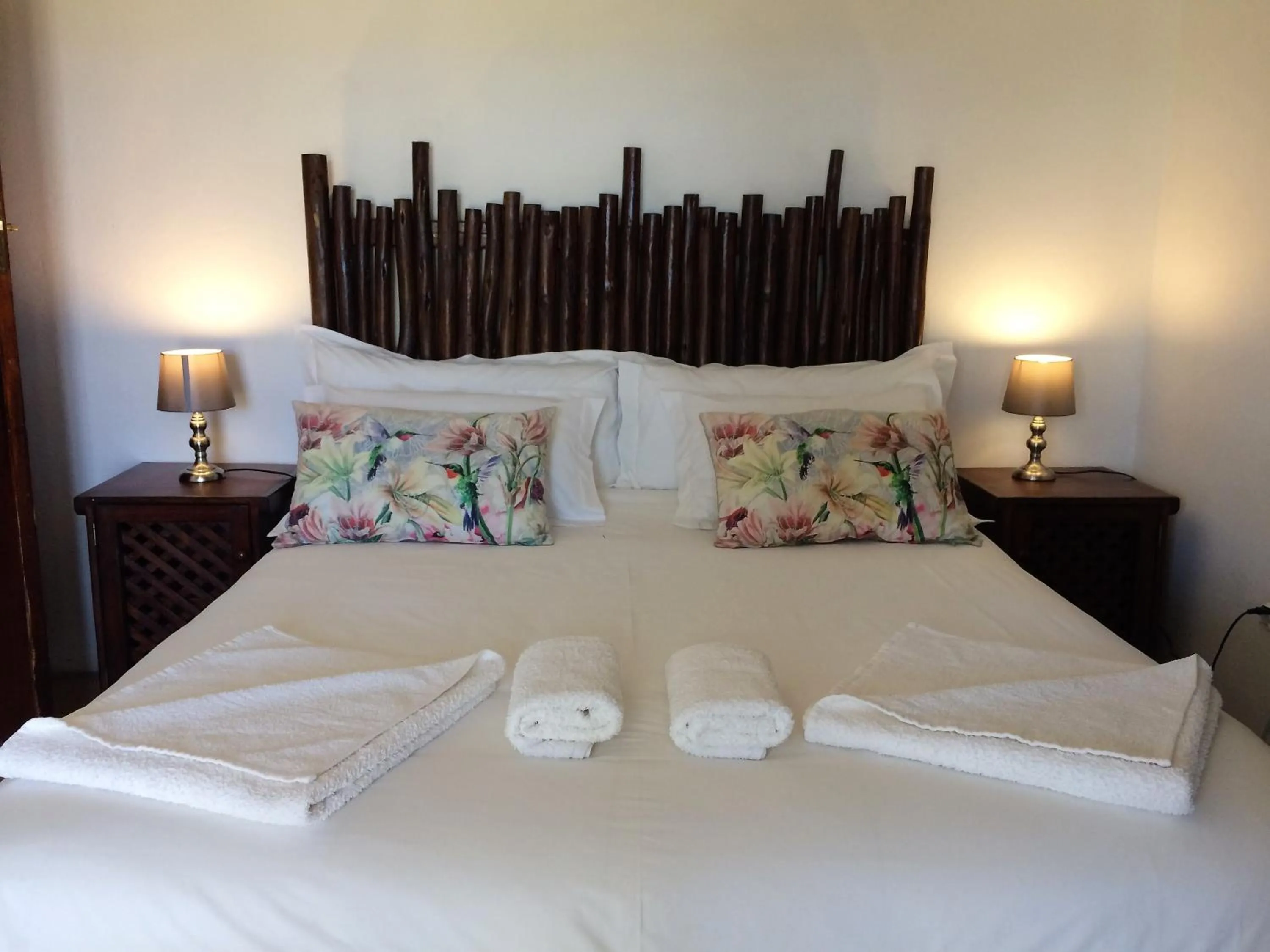Decorative detail, Bed in Fraaigelegen Farm - Home of ADHARA EVOO