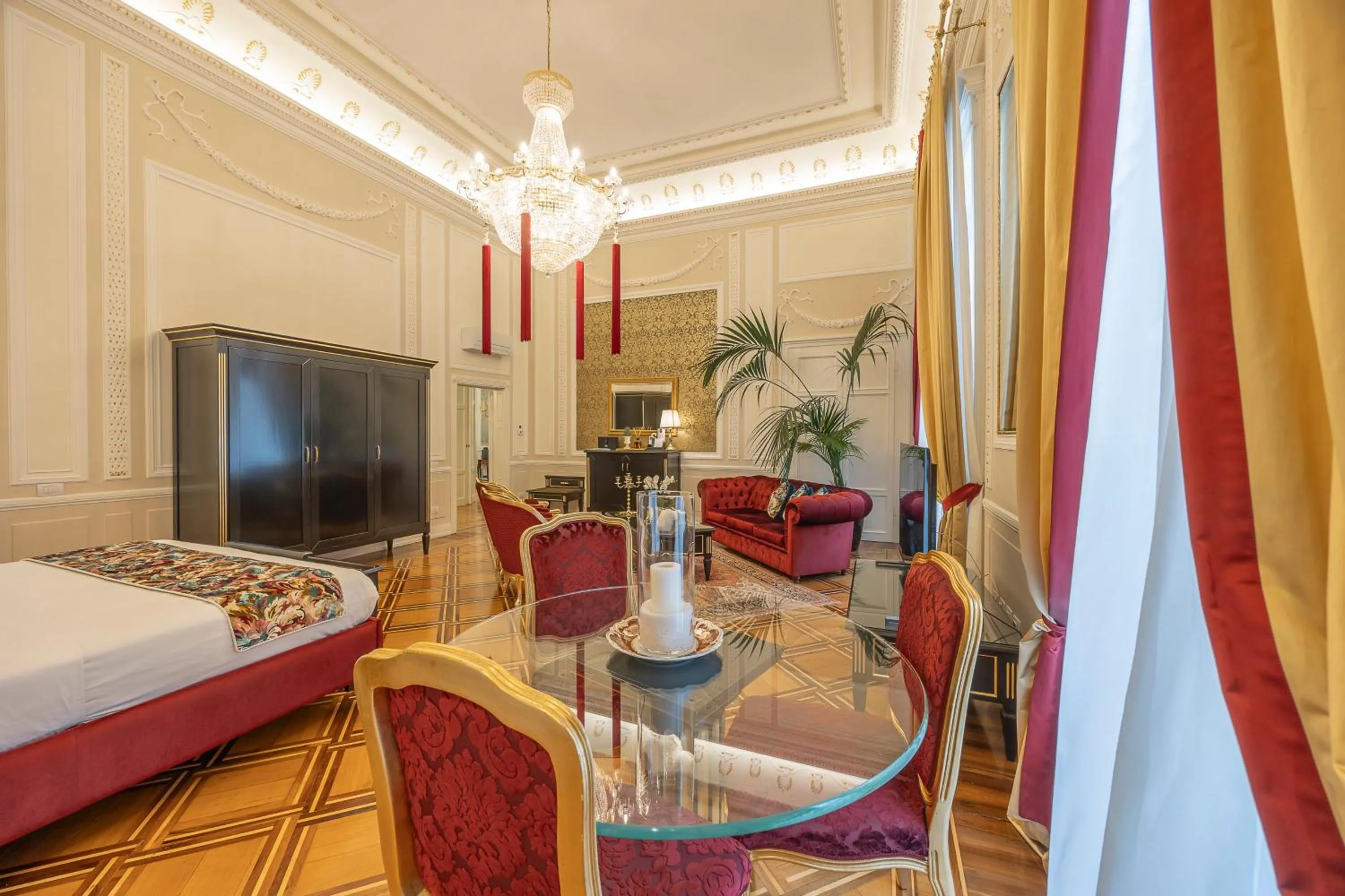 Bed in Palazzo Monga Boutique Guesthouse