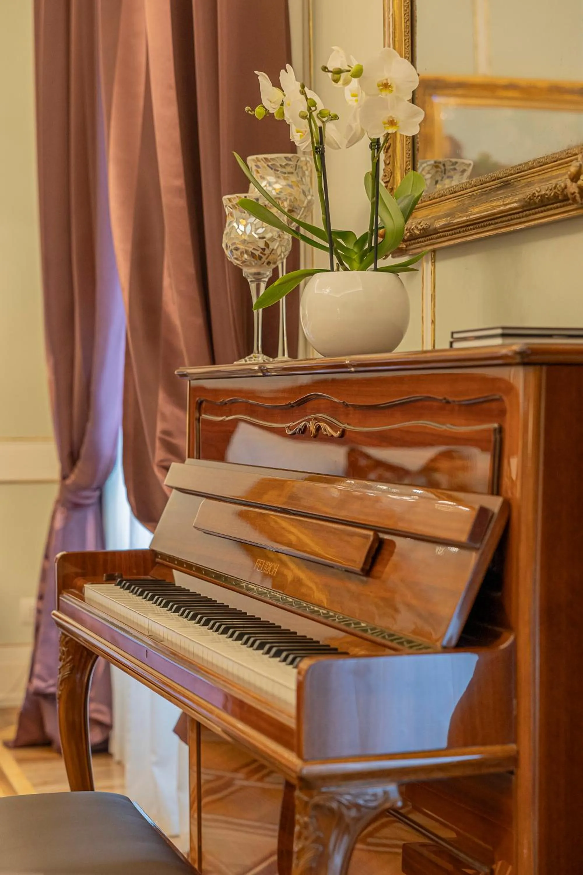 Living room in Palazzo Monga Boutique Guesthouse
