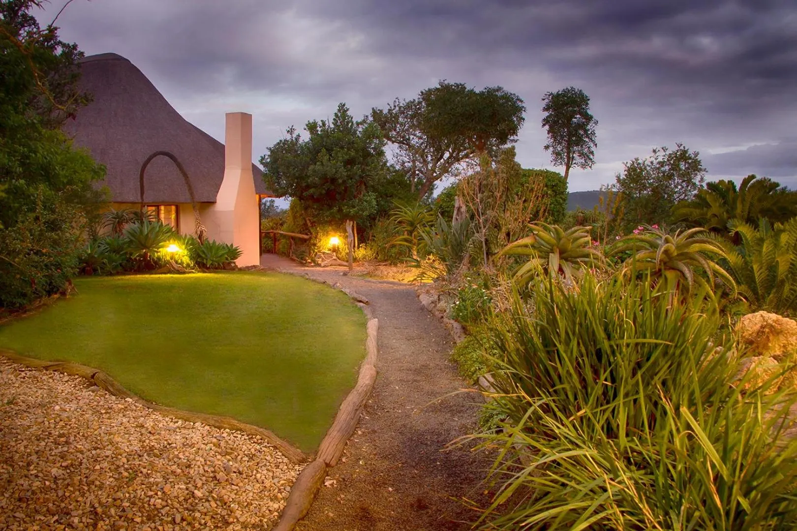 Garden view in Addo Elephant Safari Lodge - Bellevue Forest Reserve