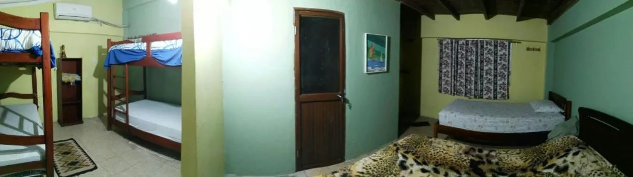 Bed in Hostal Surf Olón