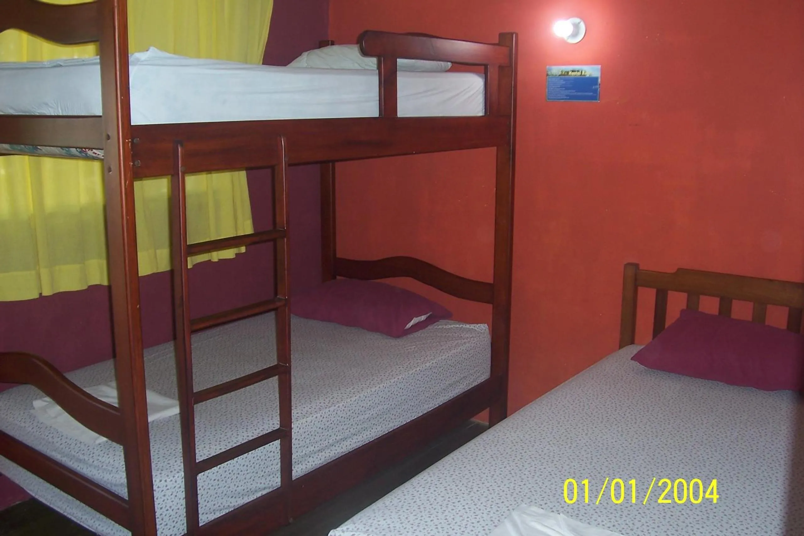Bed in Hostal Surf Olón