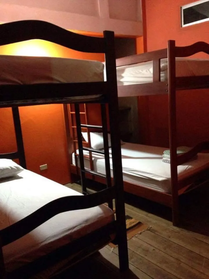 Bed in Hostal Surf Olón