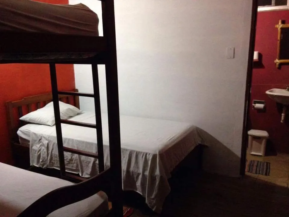 Bed in Hostal Surf Olón