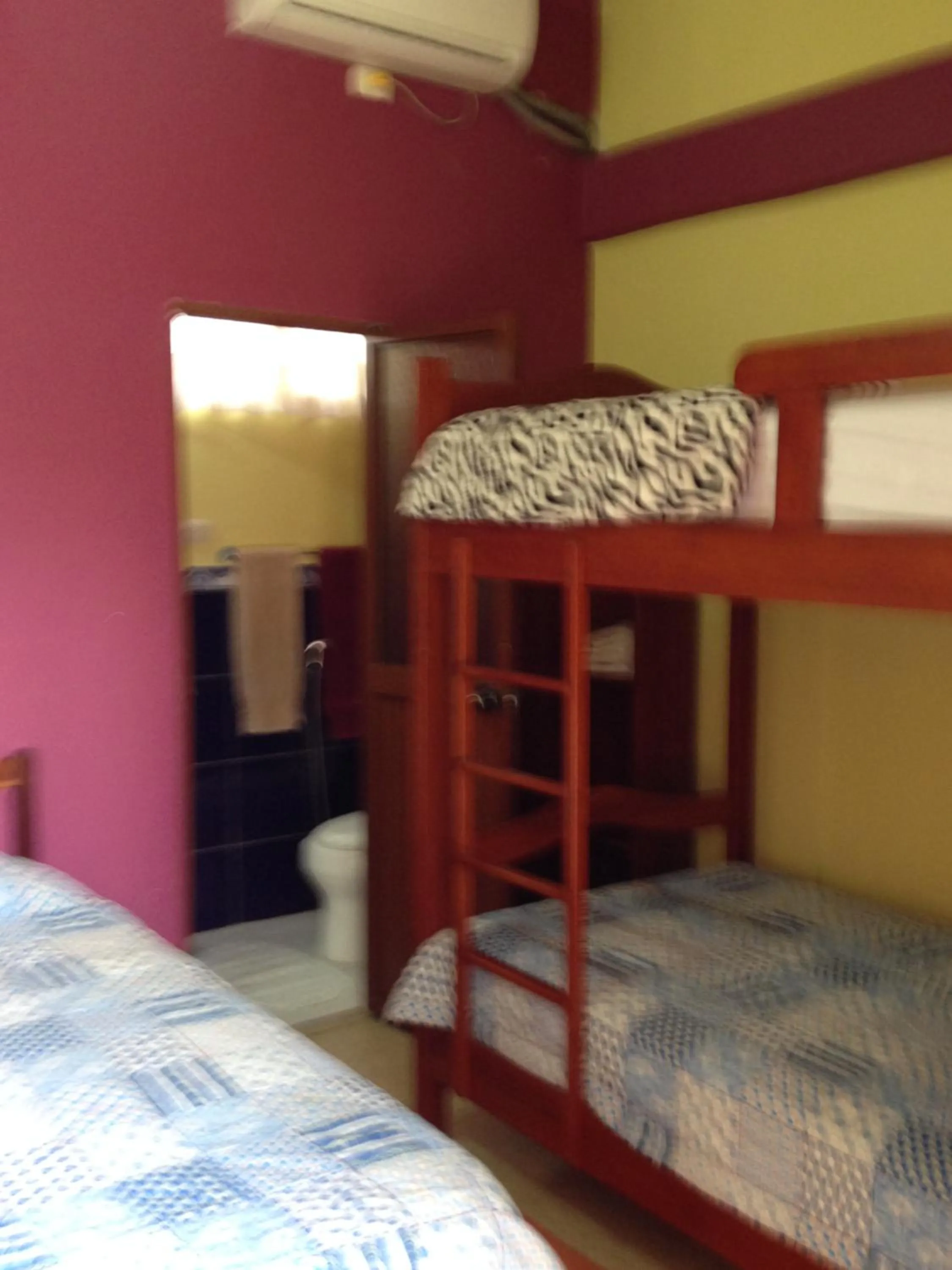 Bed in Hostal Surf Olón