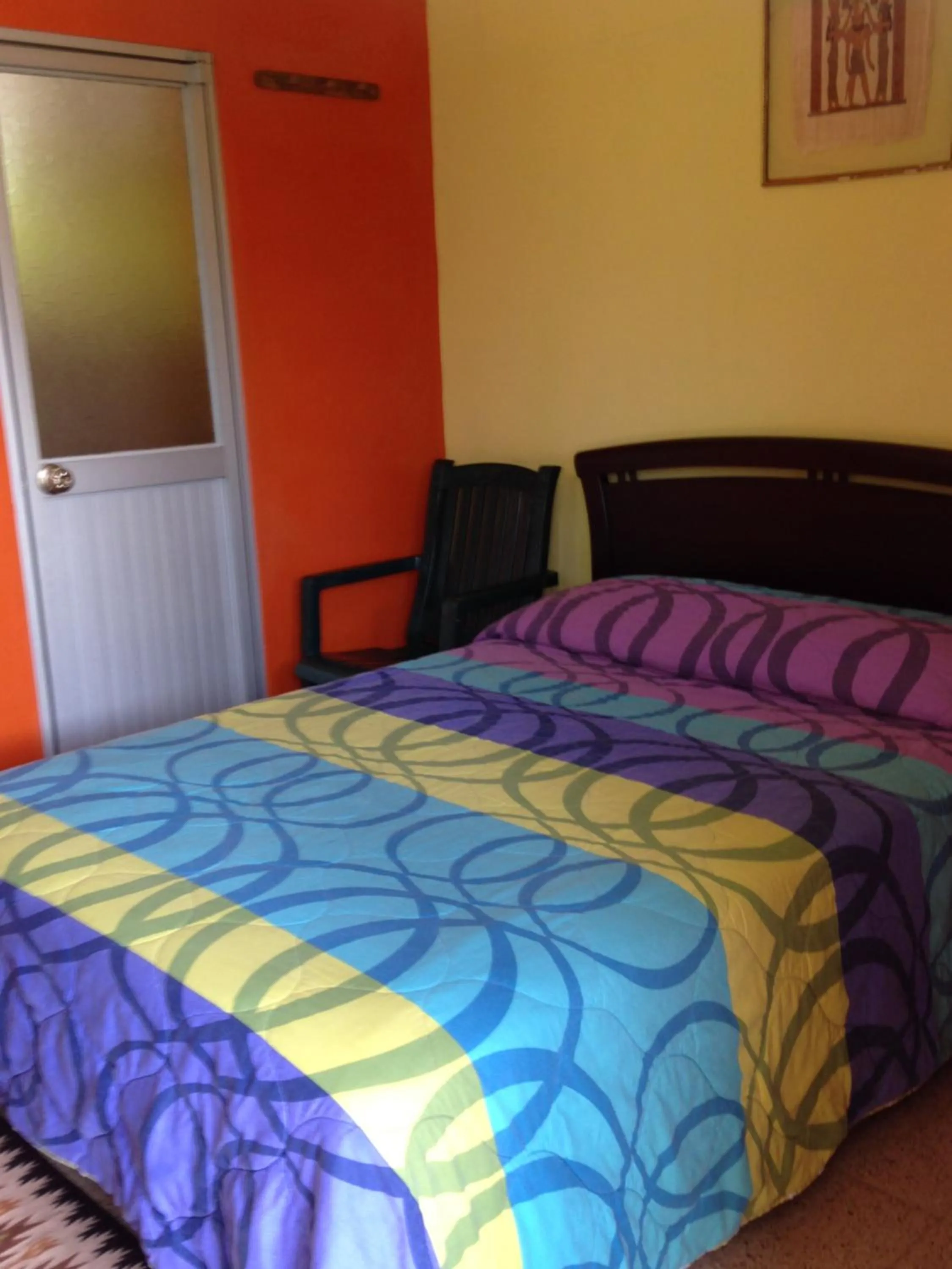 Bed in Hostal Surf Olón