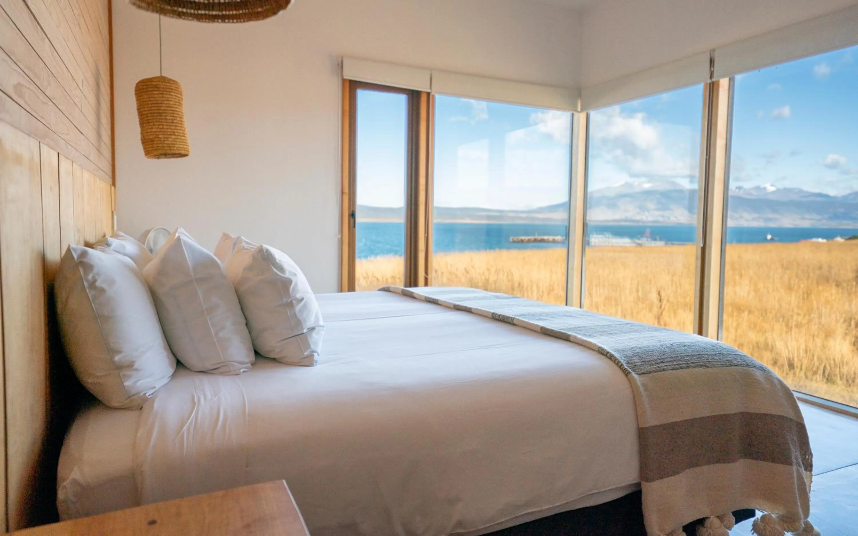 Bed in Hotel Simple Patagonia