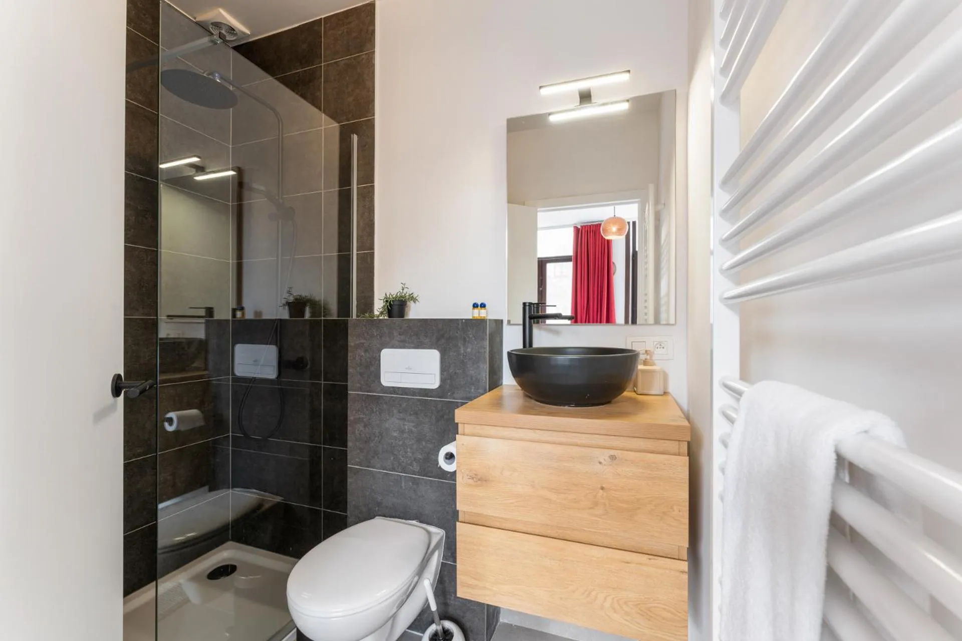 Shower in The Chocolate Suites