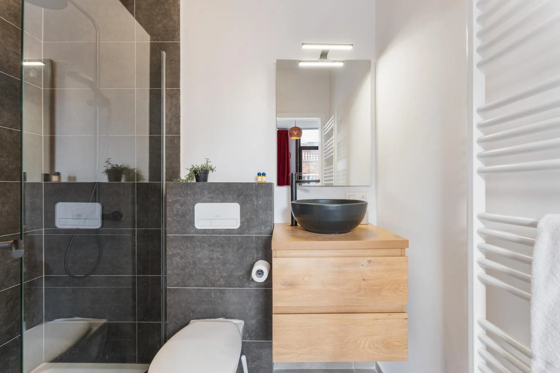 Shower in The Chocolate Suites