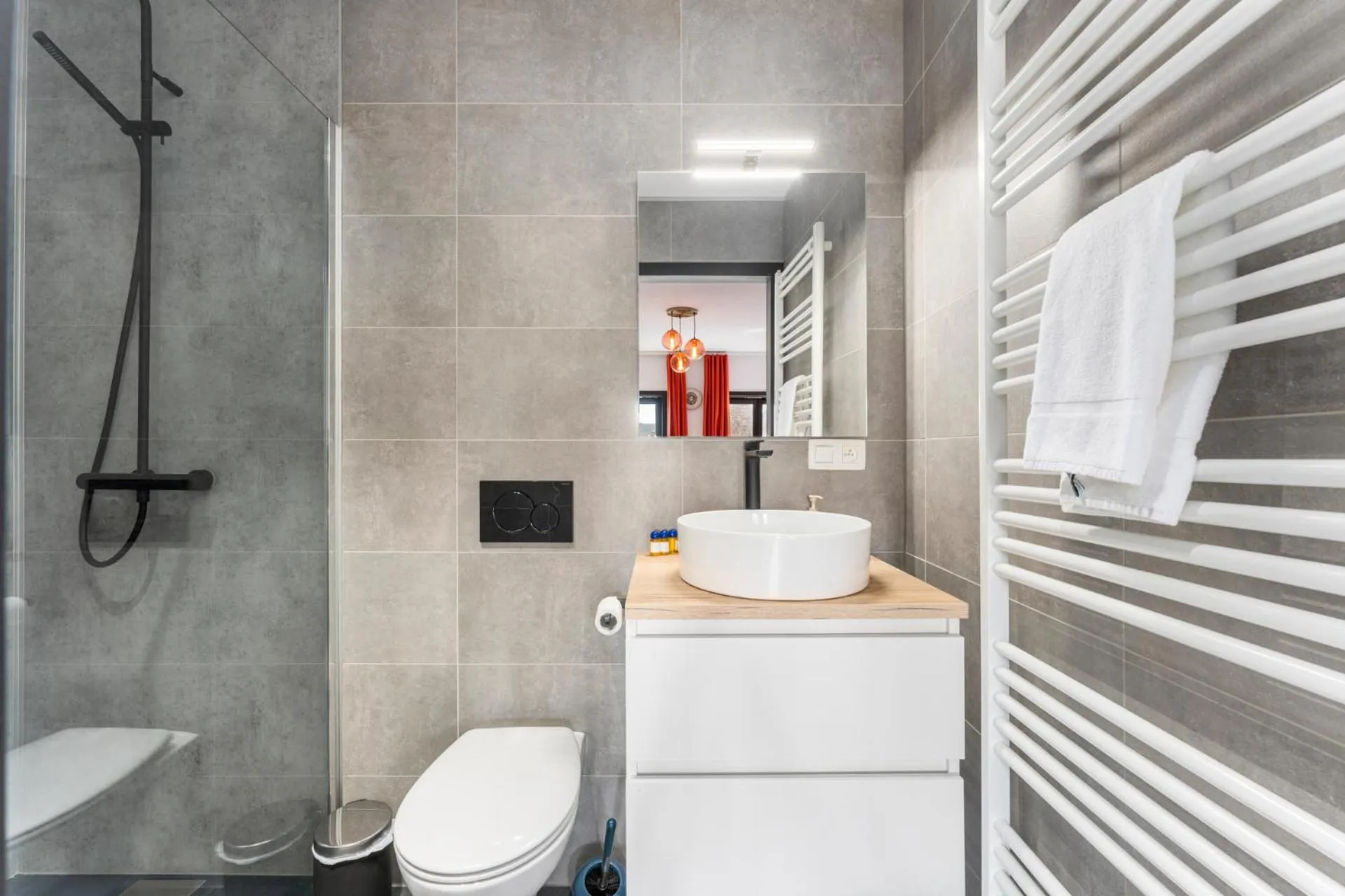 Shower in The Chocolate Suites