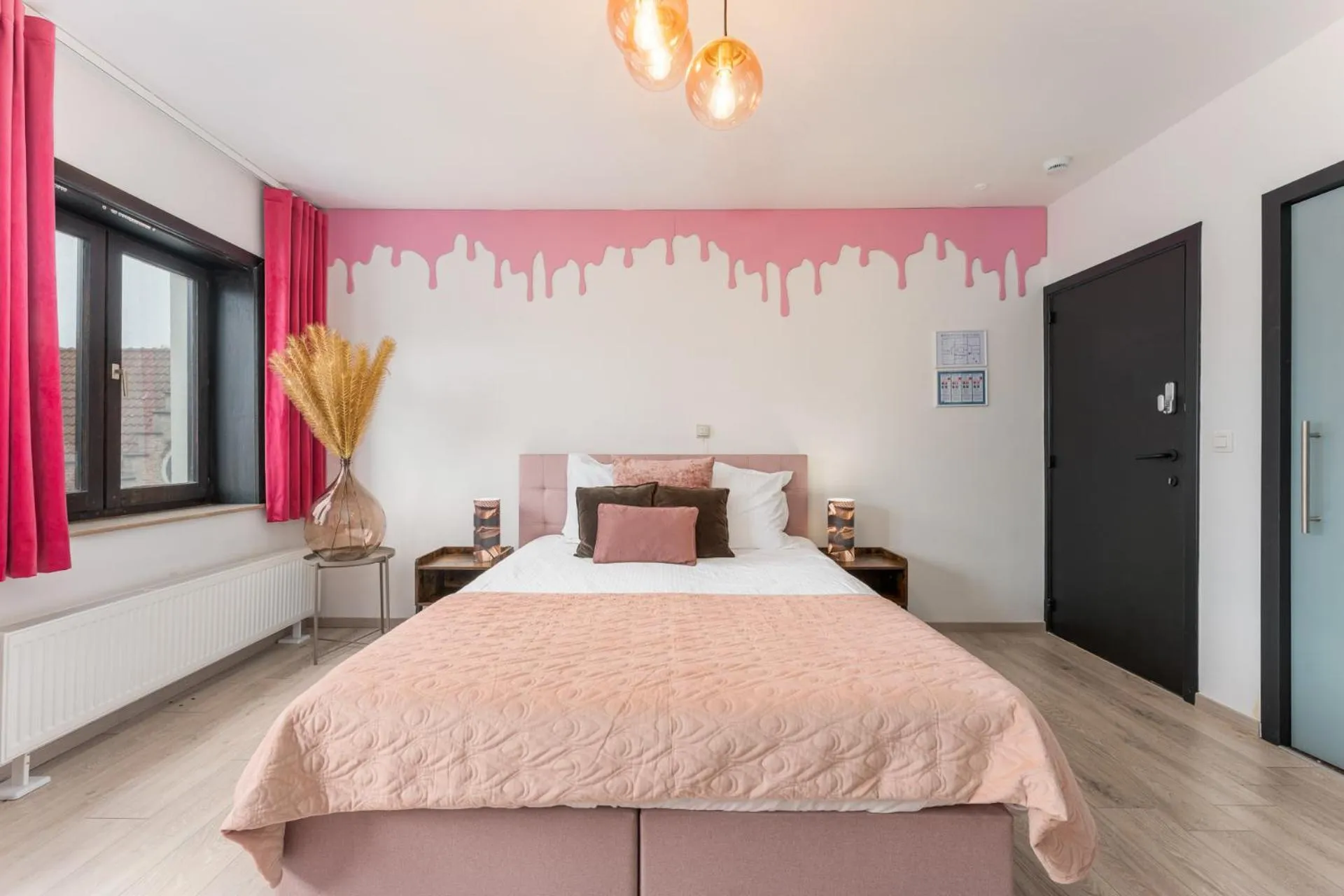 Bed in The Chocolate Suites