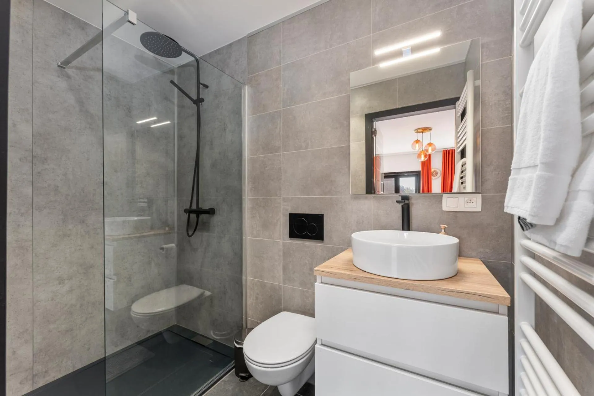 Shower in The Chocolate Suites